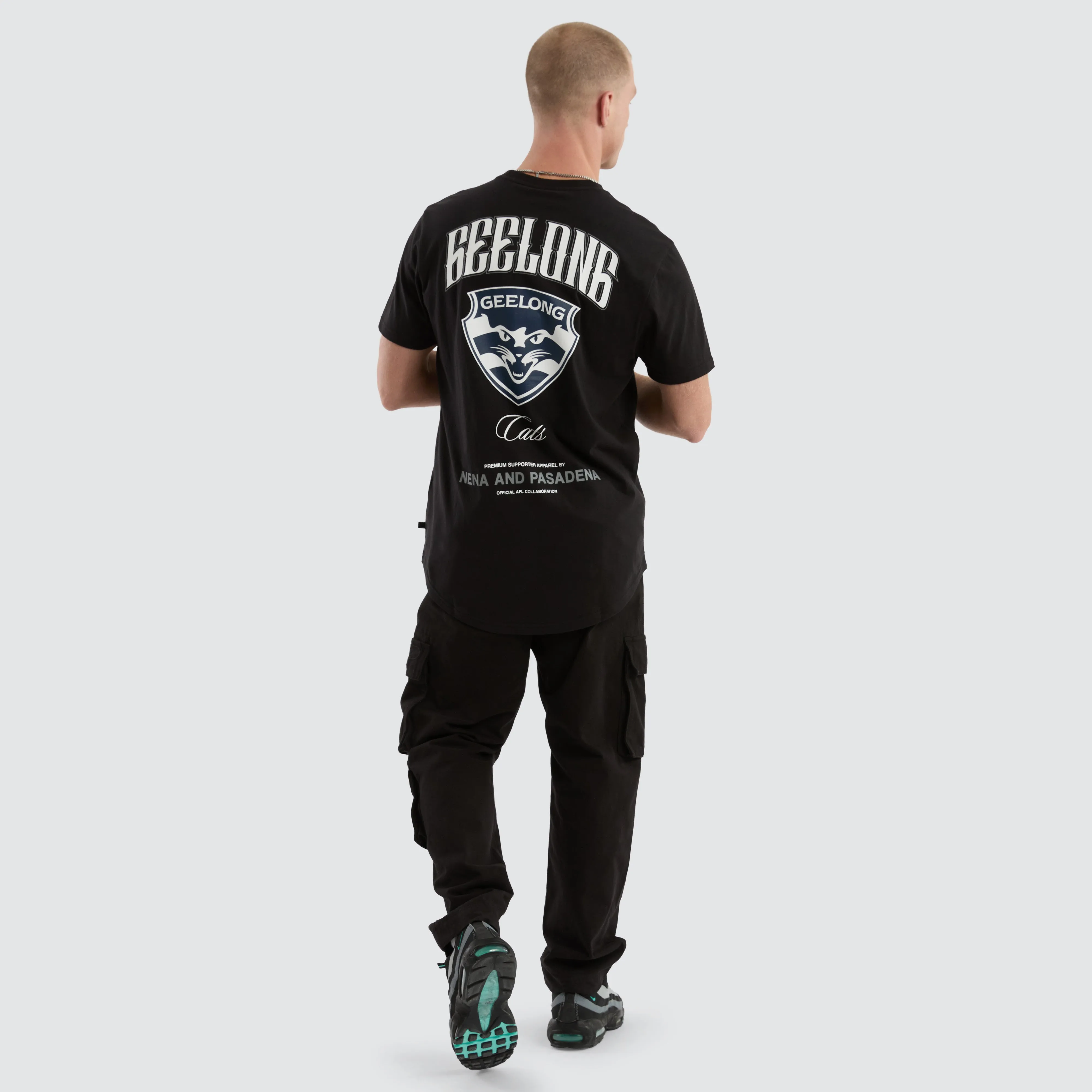 Geelong Cats Legend Tee Jet Black sold by Nena and Pasadena product image thumbnail 5