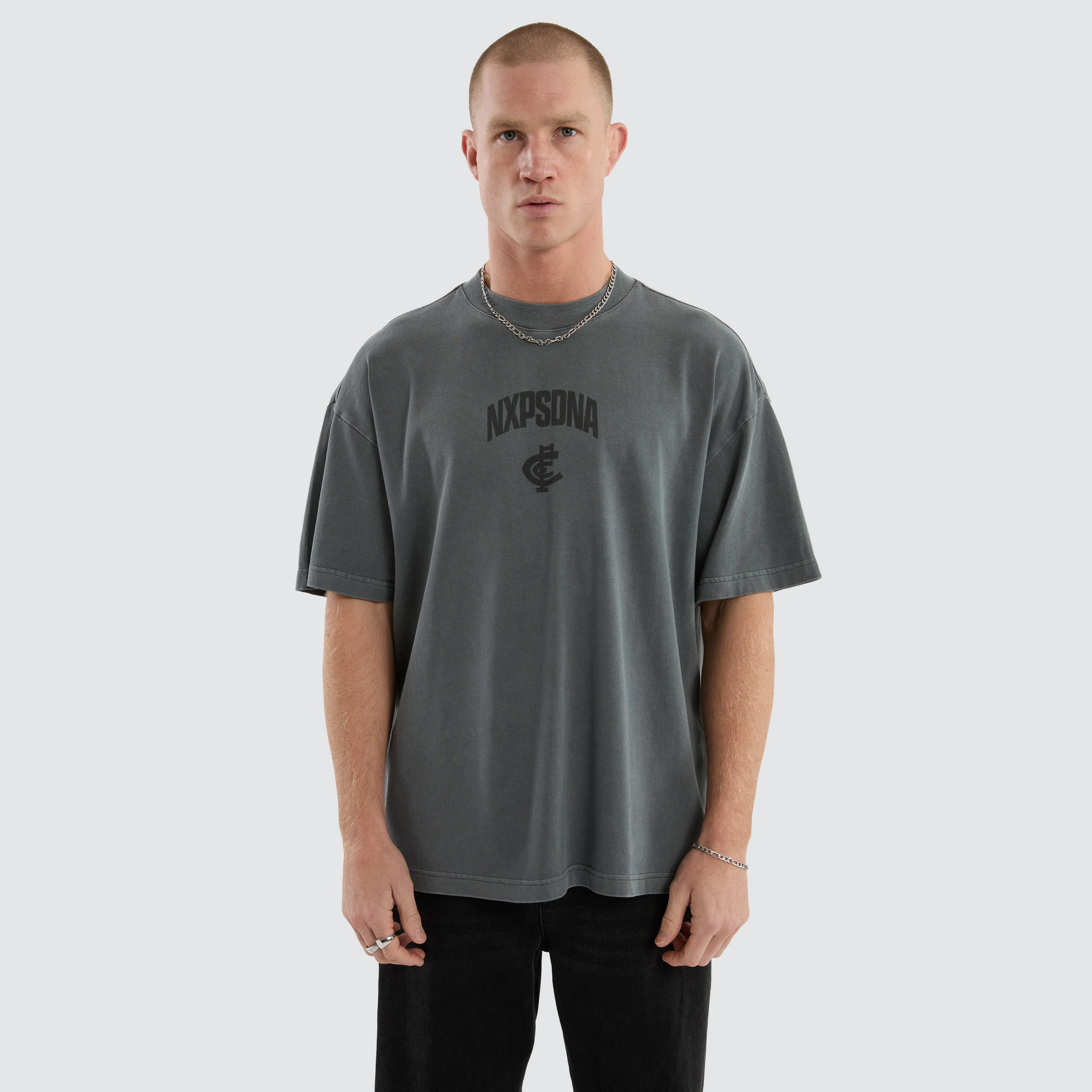 Carlton Blues Hunter Tee Pigment Charcoal sold by Nena and Pasadena product image thumbnail 5