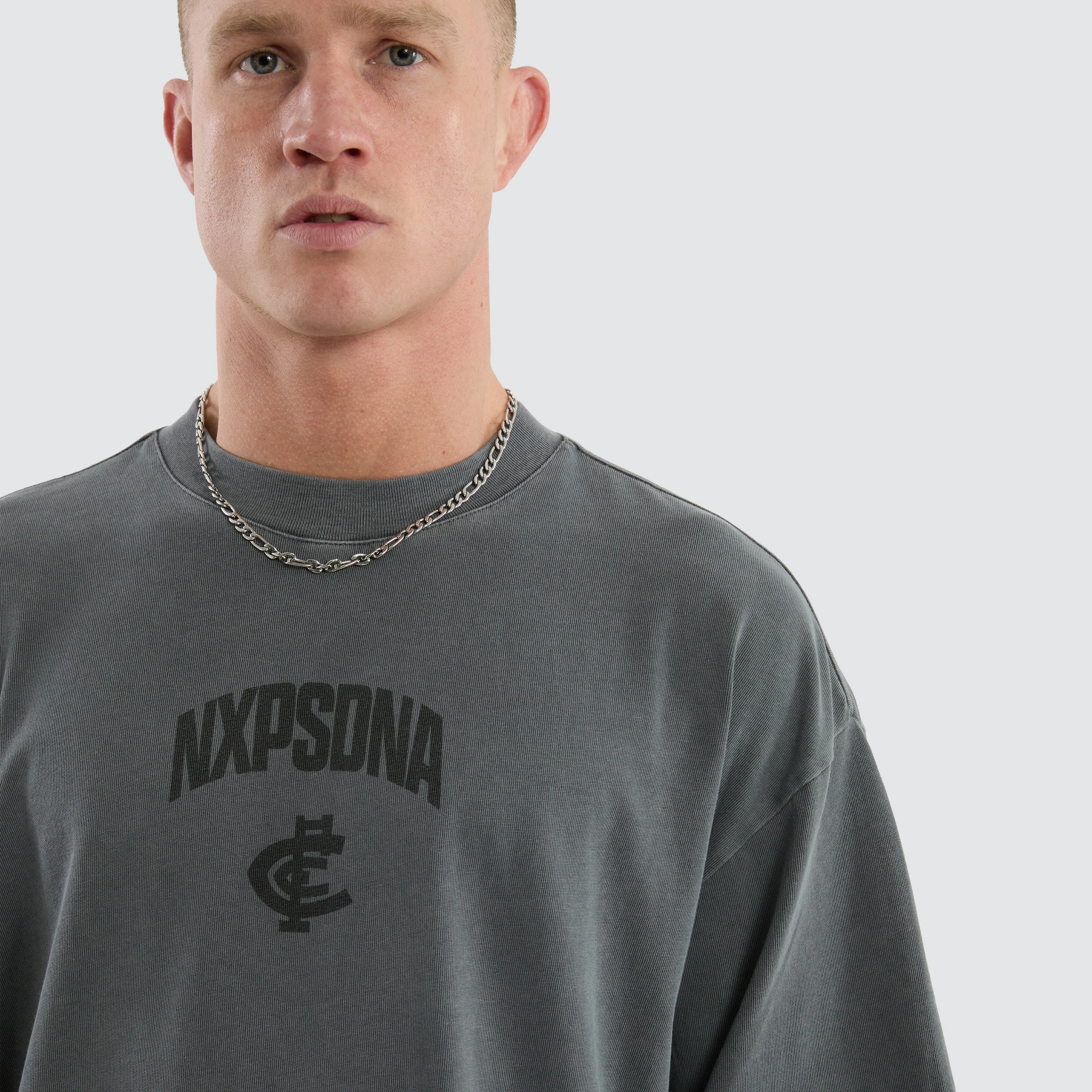 Carlton Blues Hunter Tee Pigment Charcoal sold by Nena and Pasadena product image thumbnail 4