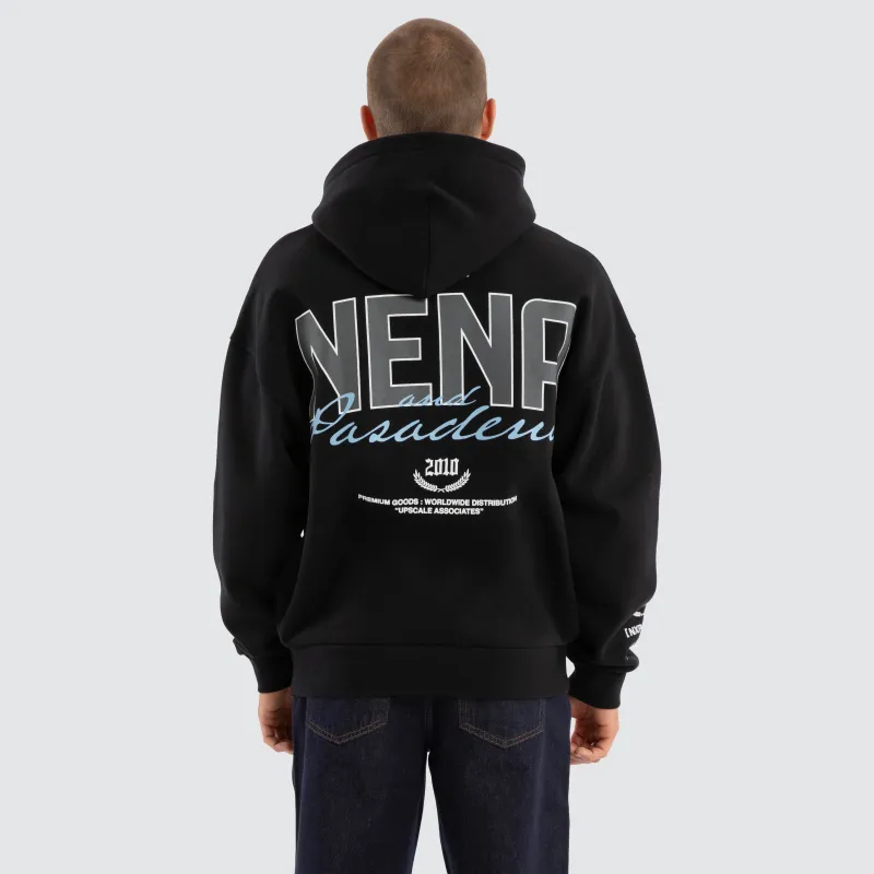 Contained Relaxed Hoodie Anthracite Black sold by Nena and Pasadena