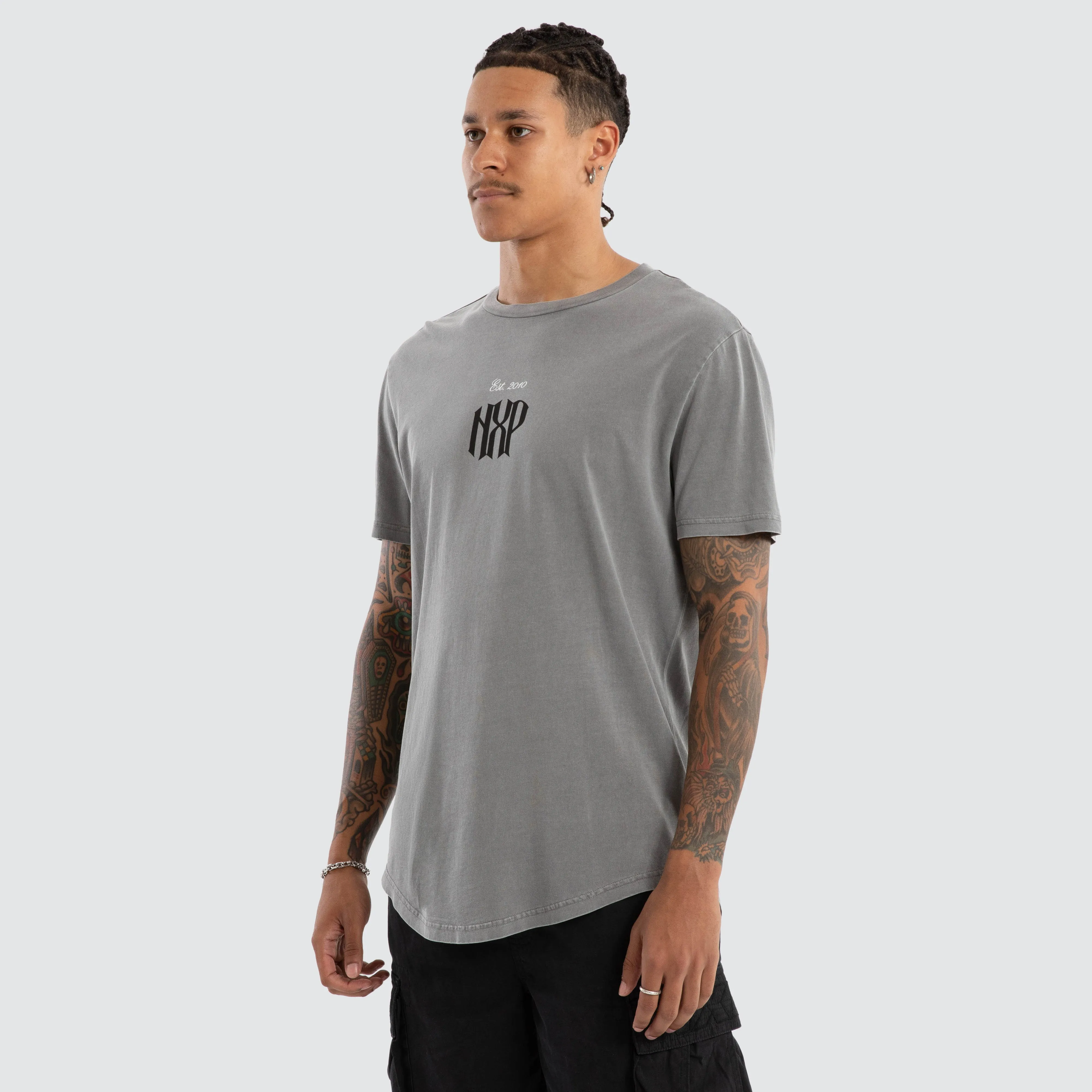 Rush Dual Curved Tee Pigment Frost Grey sold by Nena and Pasadena product image thumbnail 3