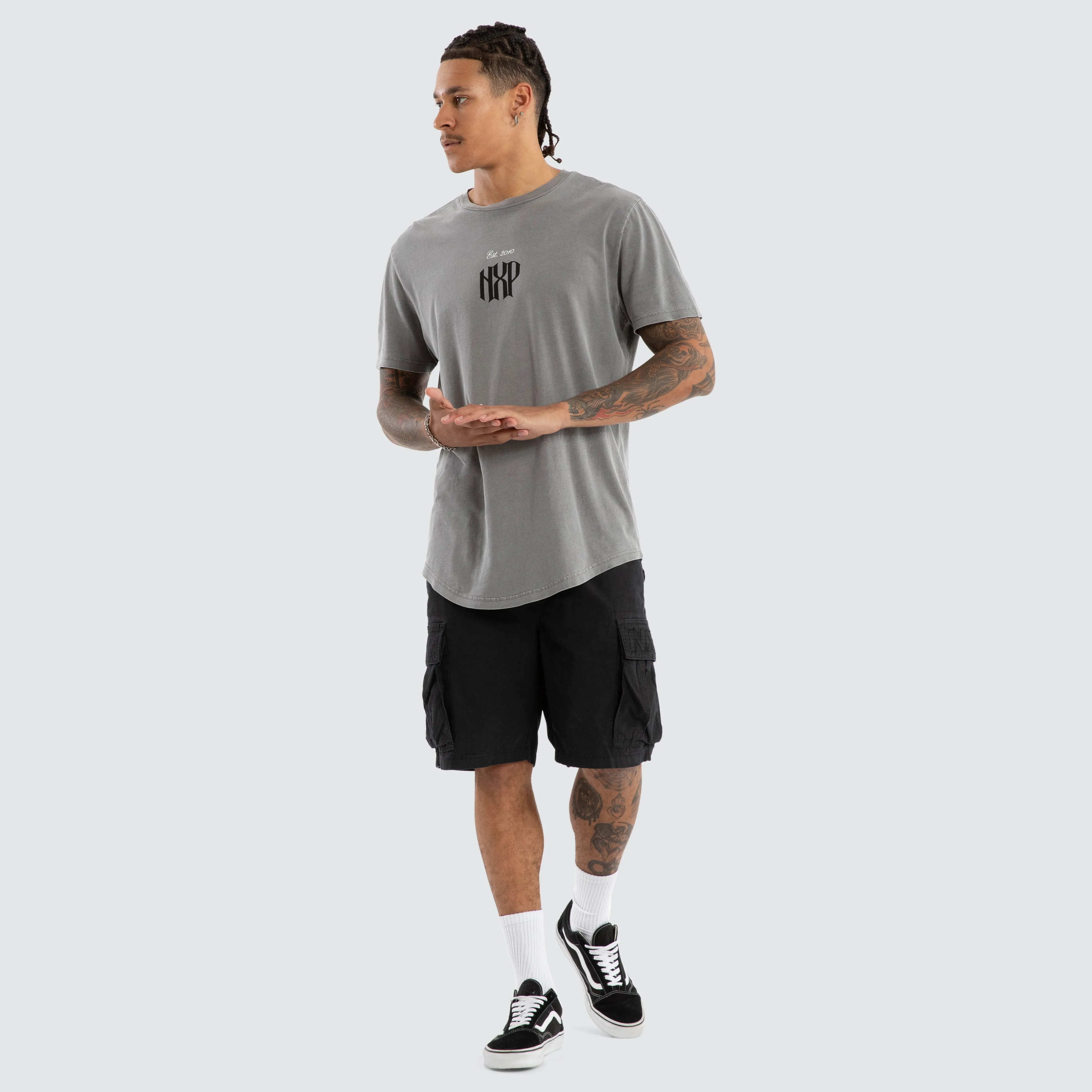 Rush Dual Curved Tee Pigment Frost Grey sold by Nena and Pasadena product image thumbnail 5