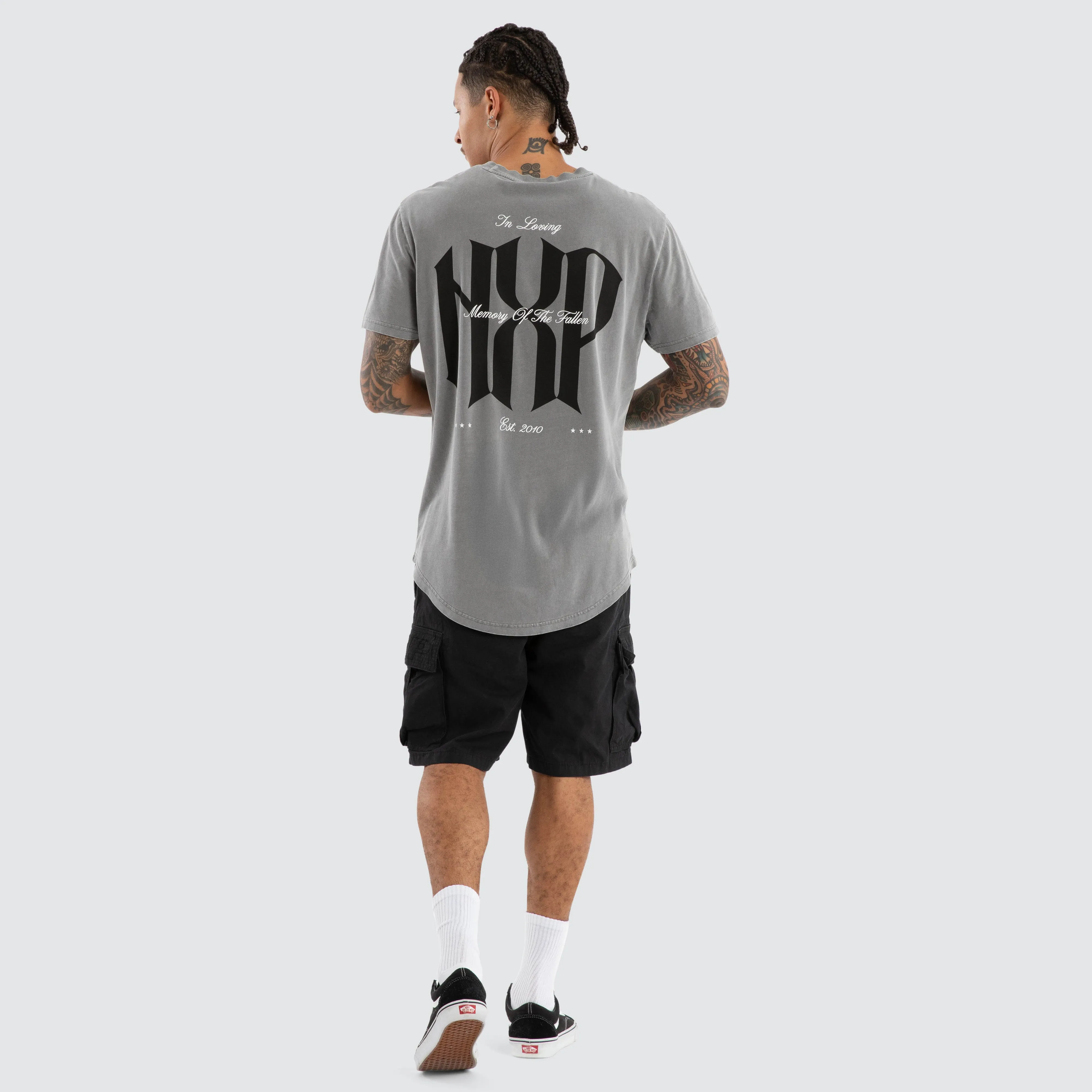 Rush Dual Curved Tee Pigment Frost Grey sold by Nena and Pasadena product image thumbnail 4