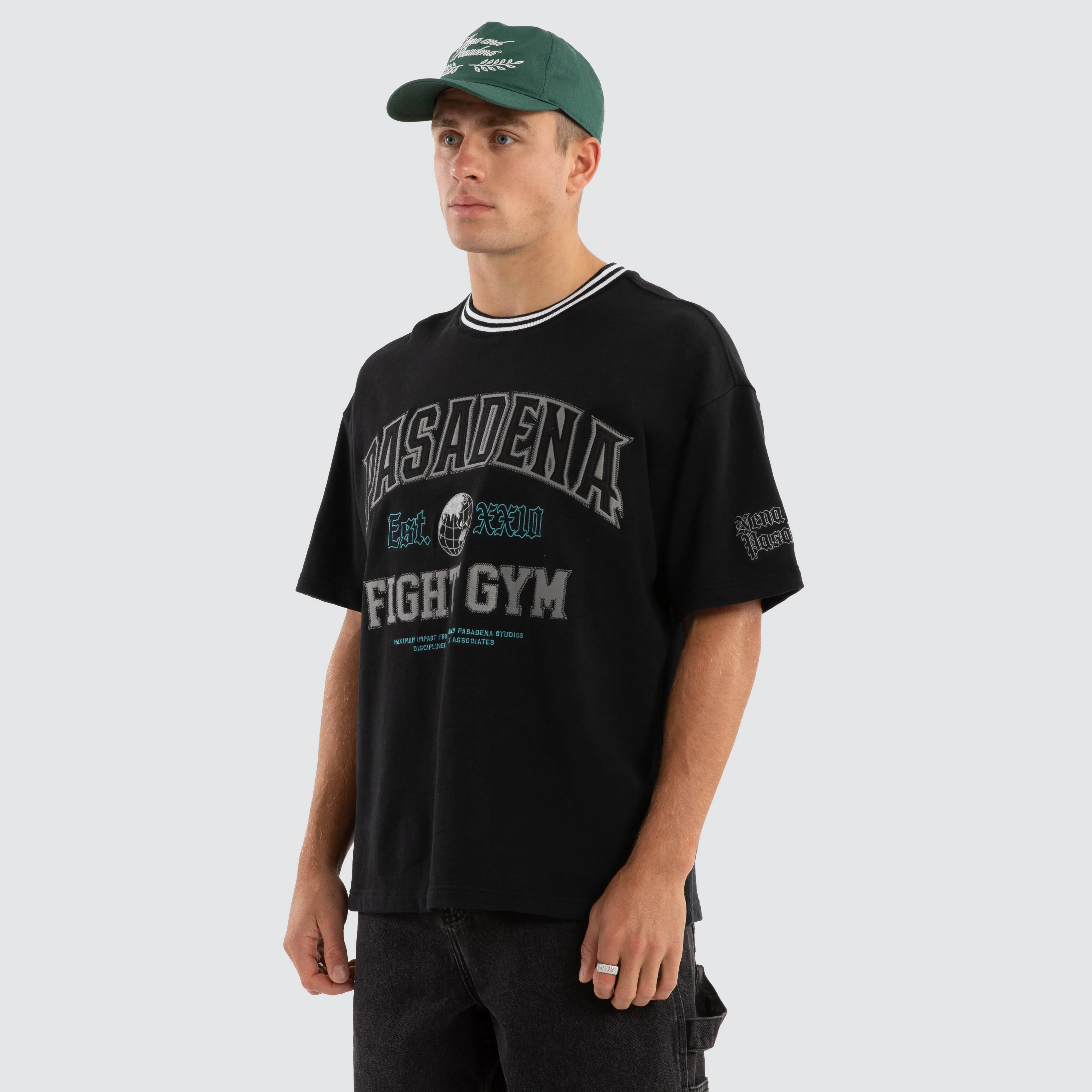 Millennia Loopback Raptor Tee Anthracite Black sold by Nena and Pasadena product image thumbnail 4