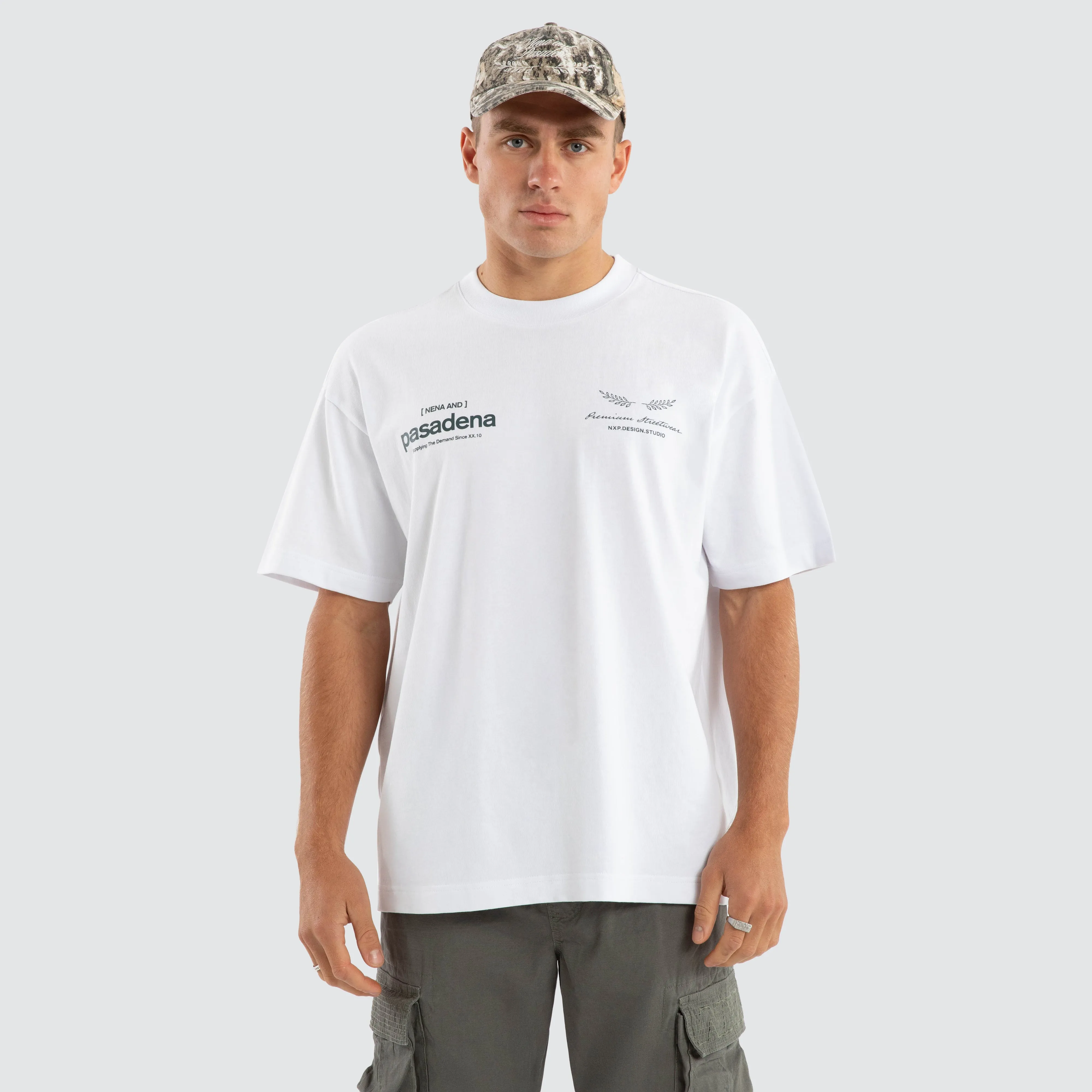 Anomaly Raptor Tee Optical White sold by Nena and Pasadena product image thumbnail 2