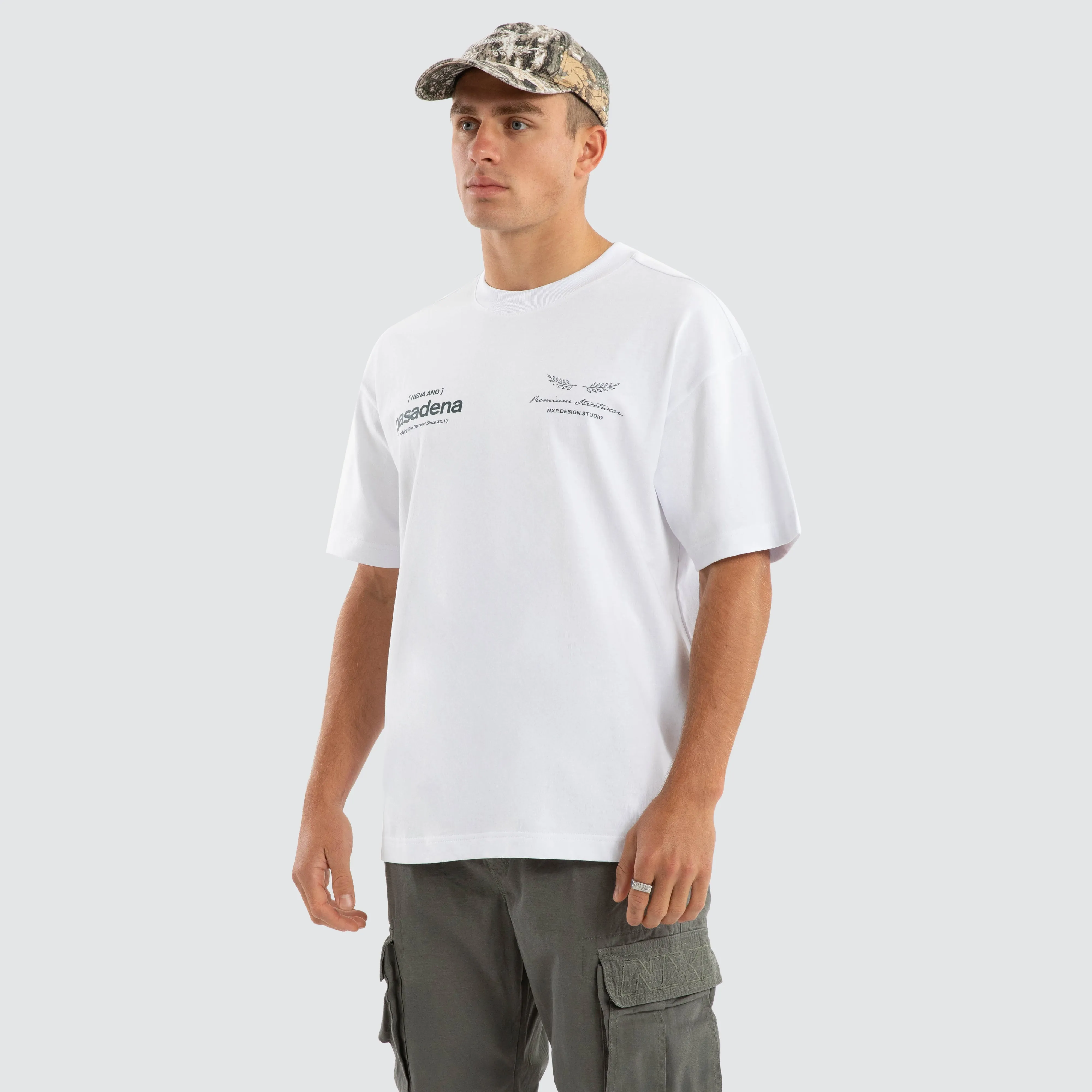 Anomaly Raptor Tee Optical White sold by Nena and Pasadena product image thumbnail 4