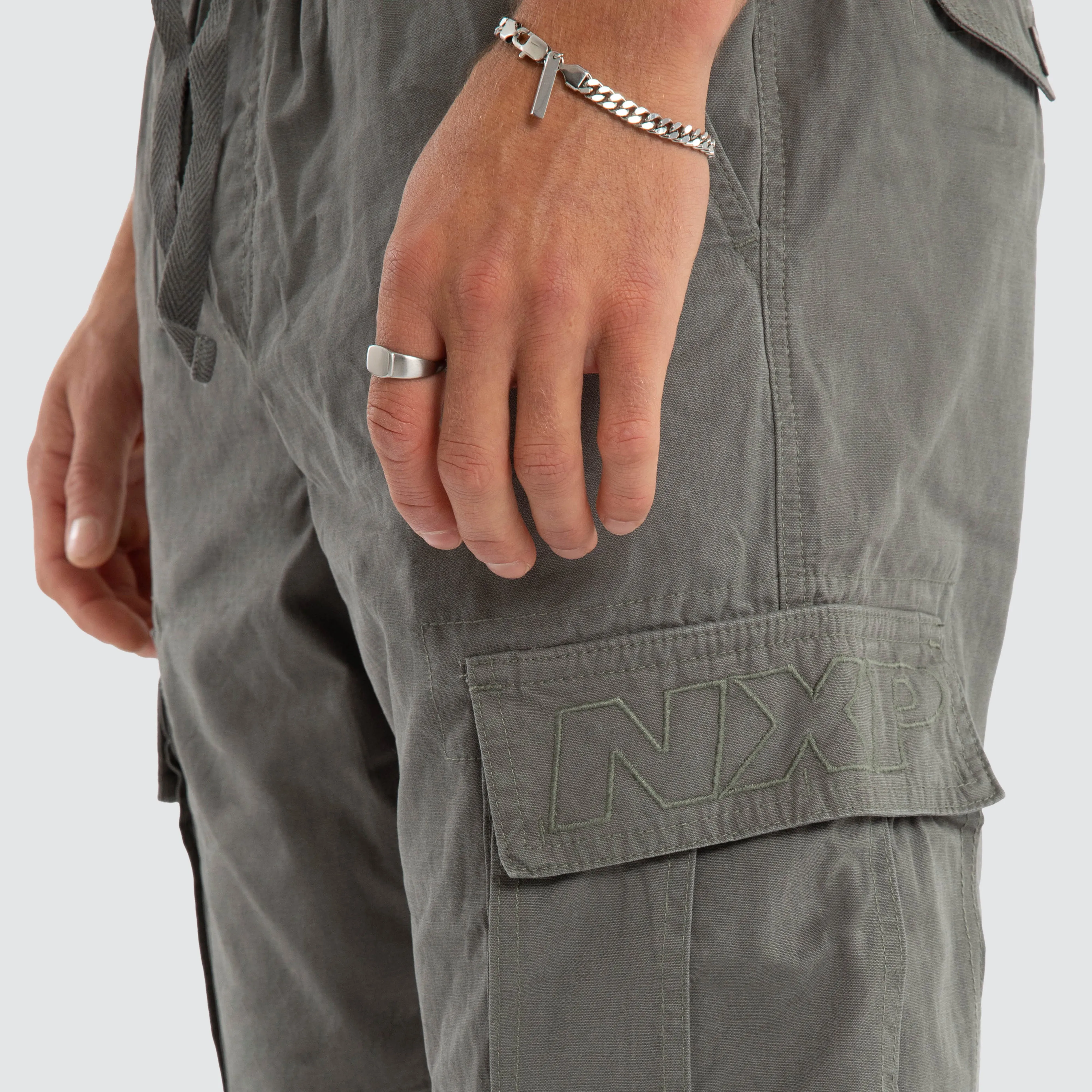 League Cargo Pant Khaki Green sold by Nena and Pasadena product image thumbnail 4