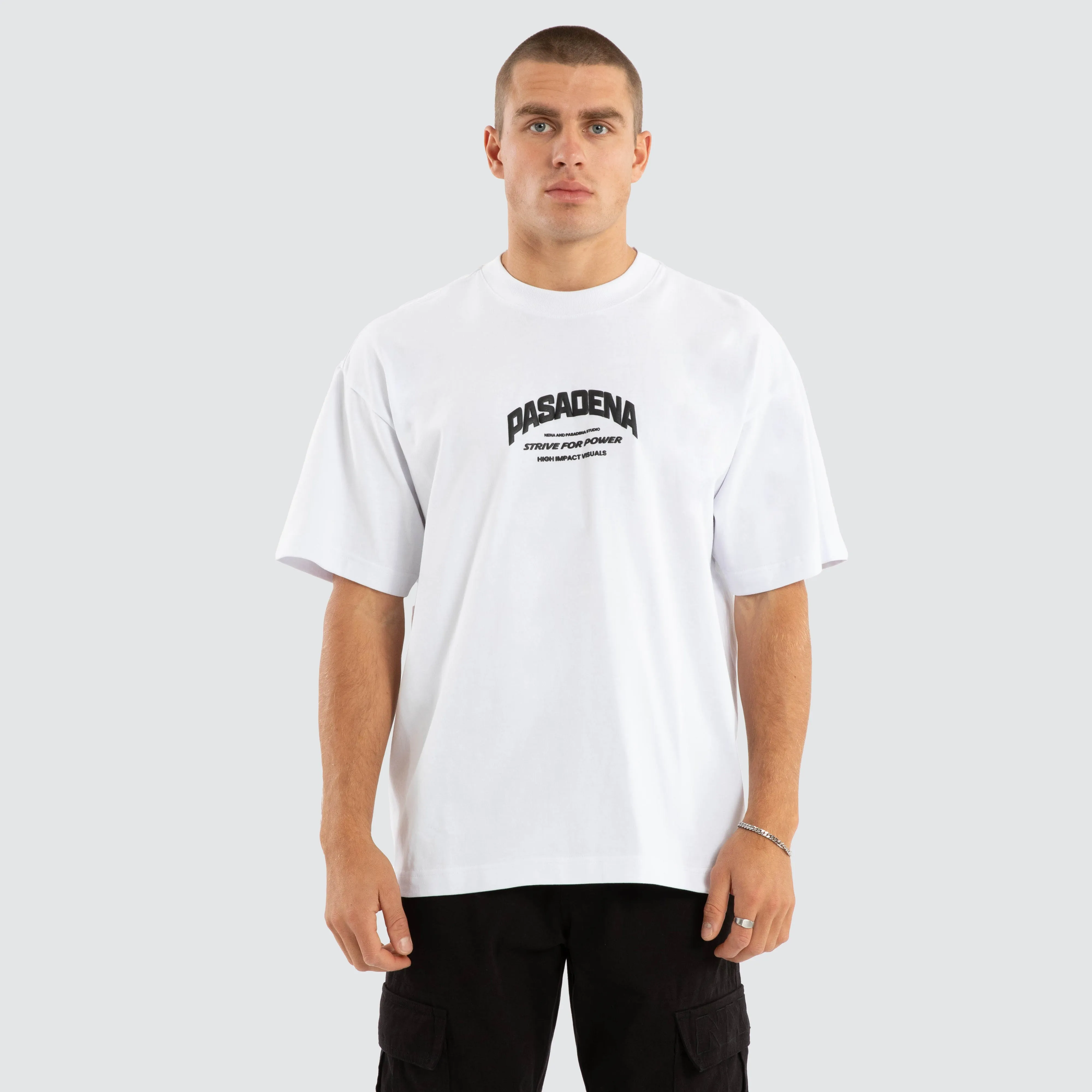 Strive Raptor Tee Optical White sold by Nena and Pasadena product image thumbnail 2