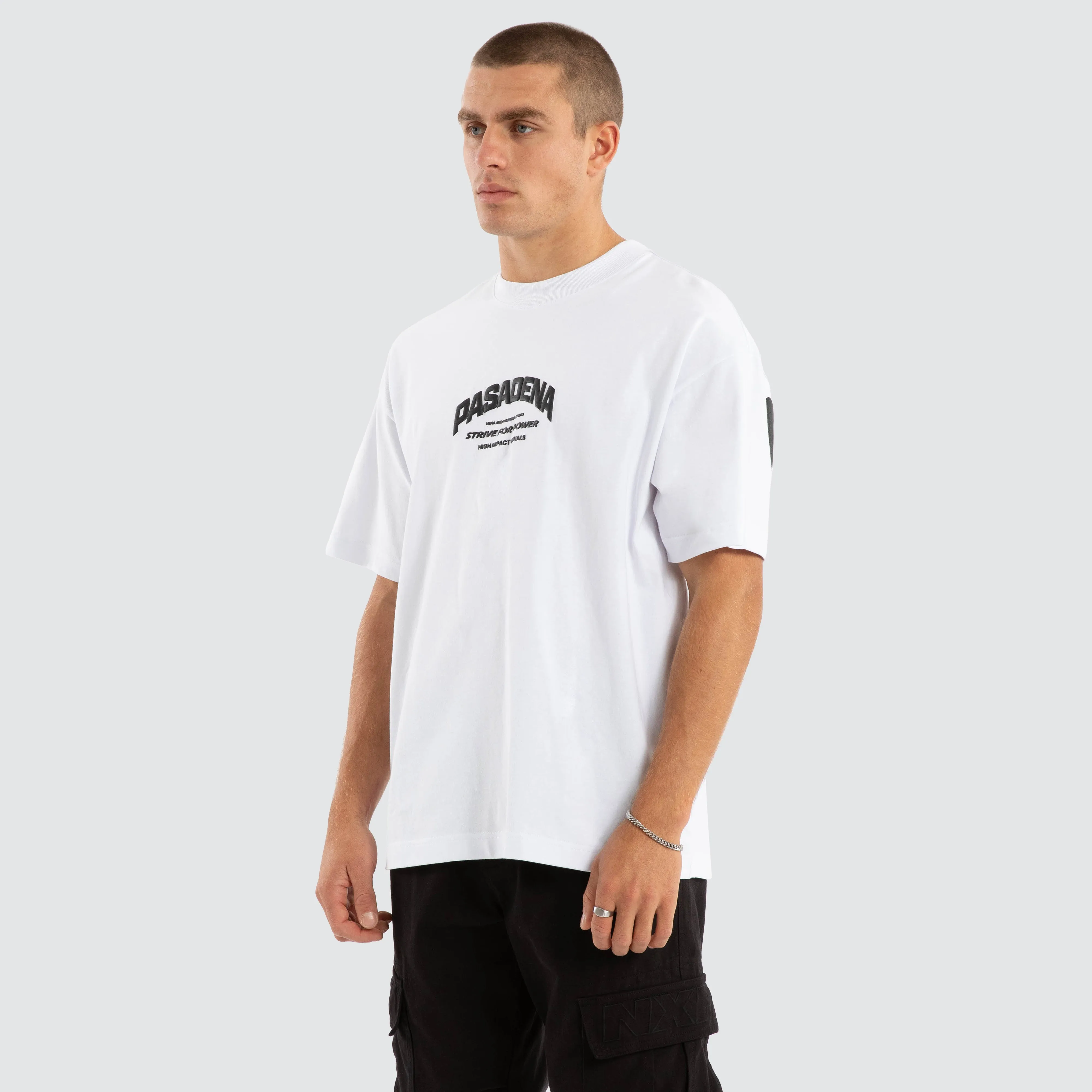 Strive Raptor Tee Optical White sold by Nena and Pasadena product image thumbnail 5