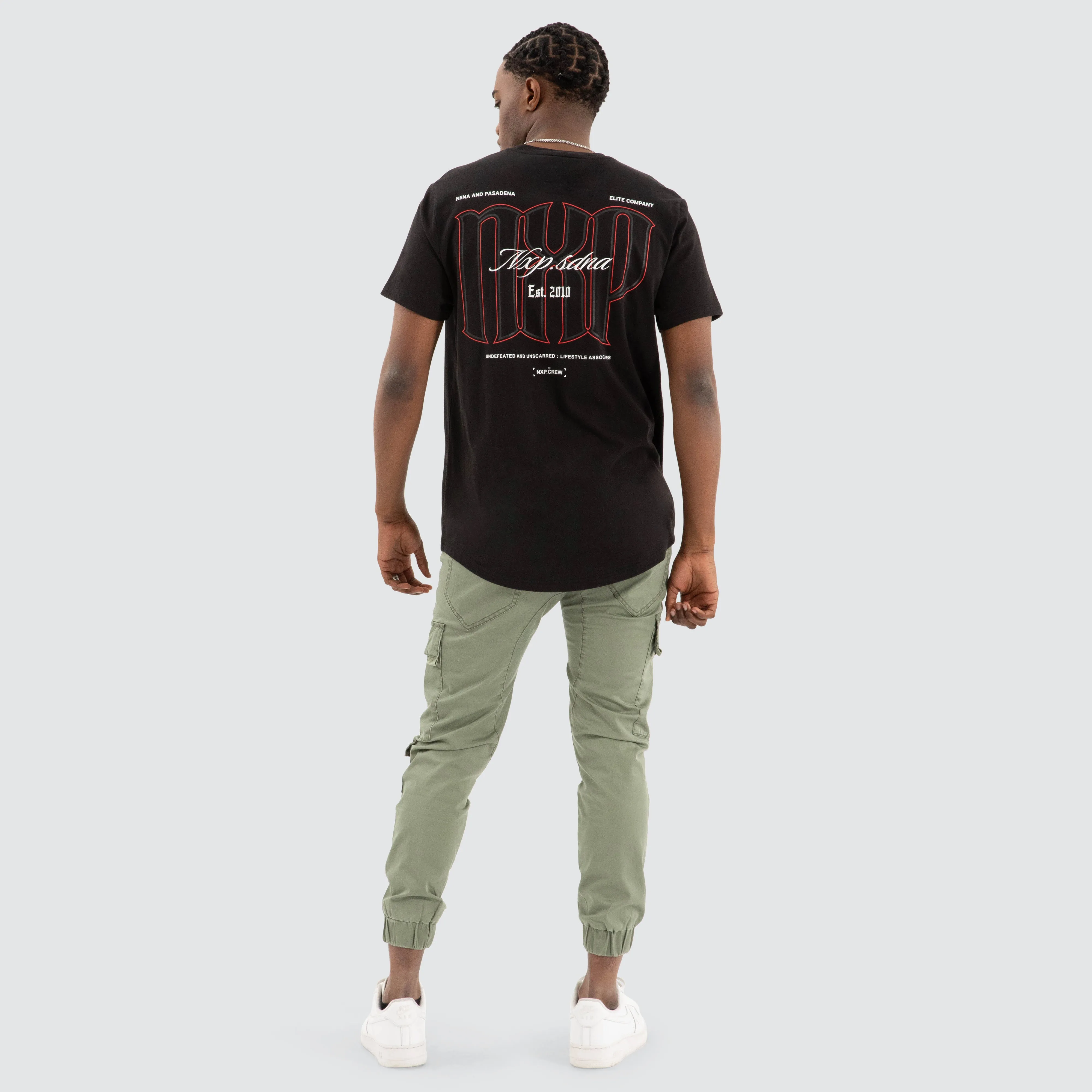 Combat Dual Curved Tee Jet black sold by Nena and Pasadena product image thumbnail 4