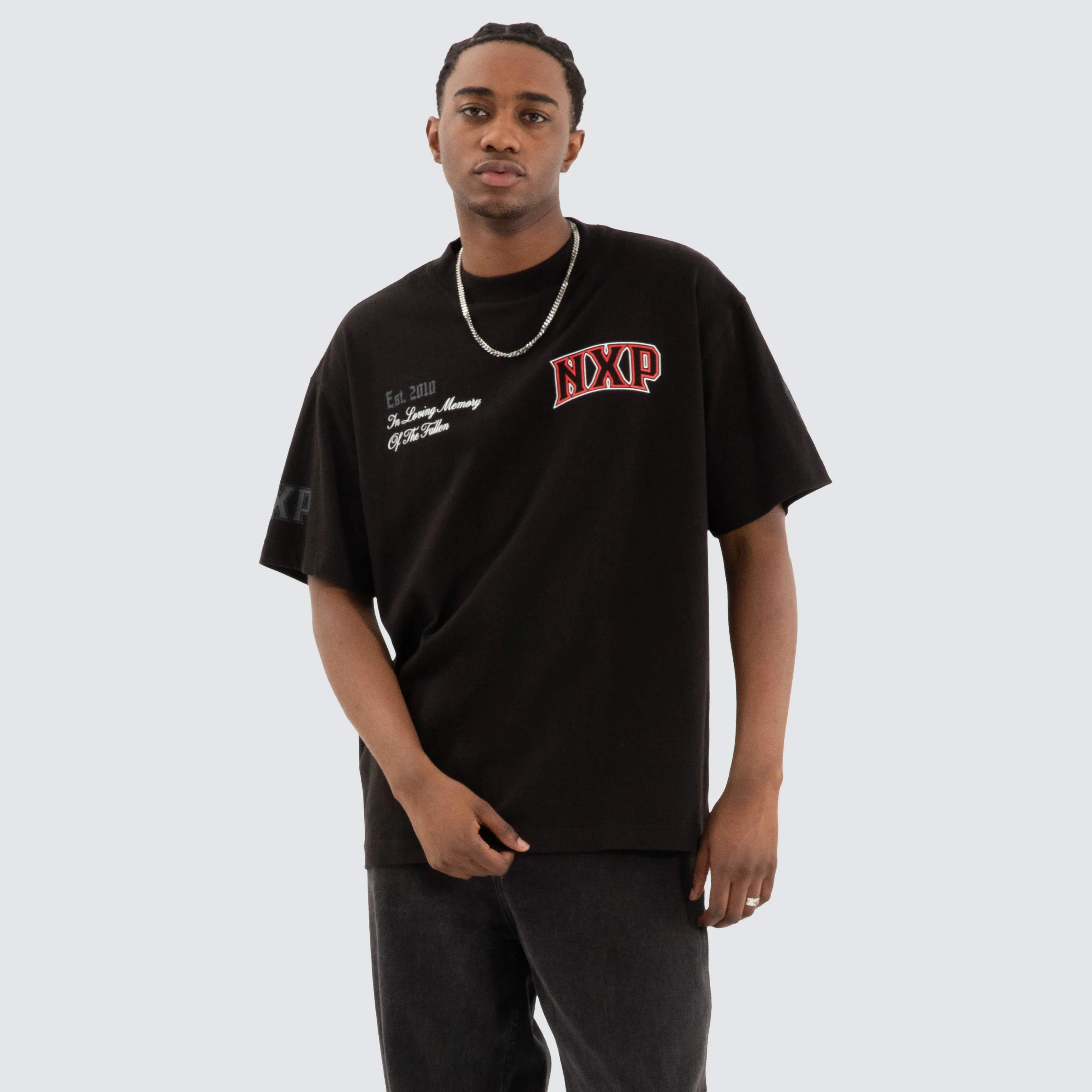 Knockout Raptor Tee Jet Black sold by Nena and Pasadena product image thumbnail 2