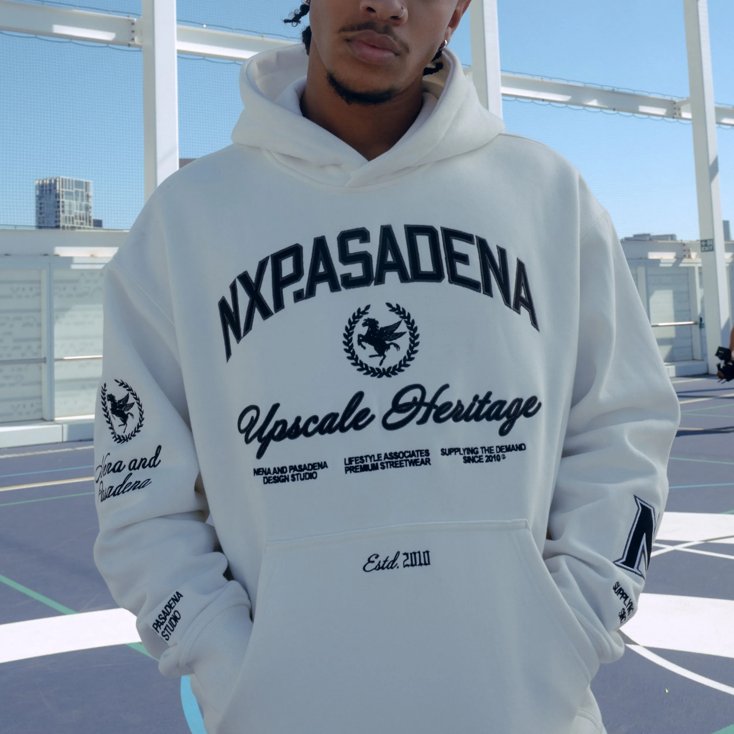 Thrill Relaxed Hoodie Natural White sold by Nena and Pasadena product image thumbnail 3