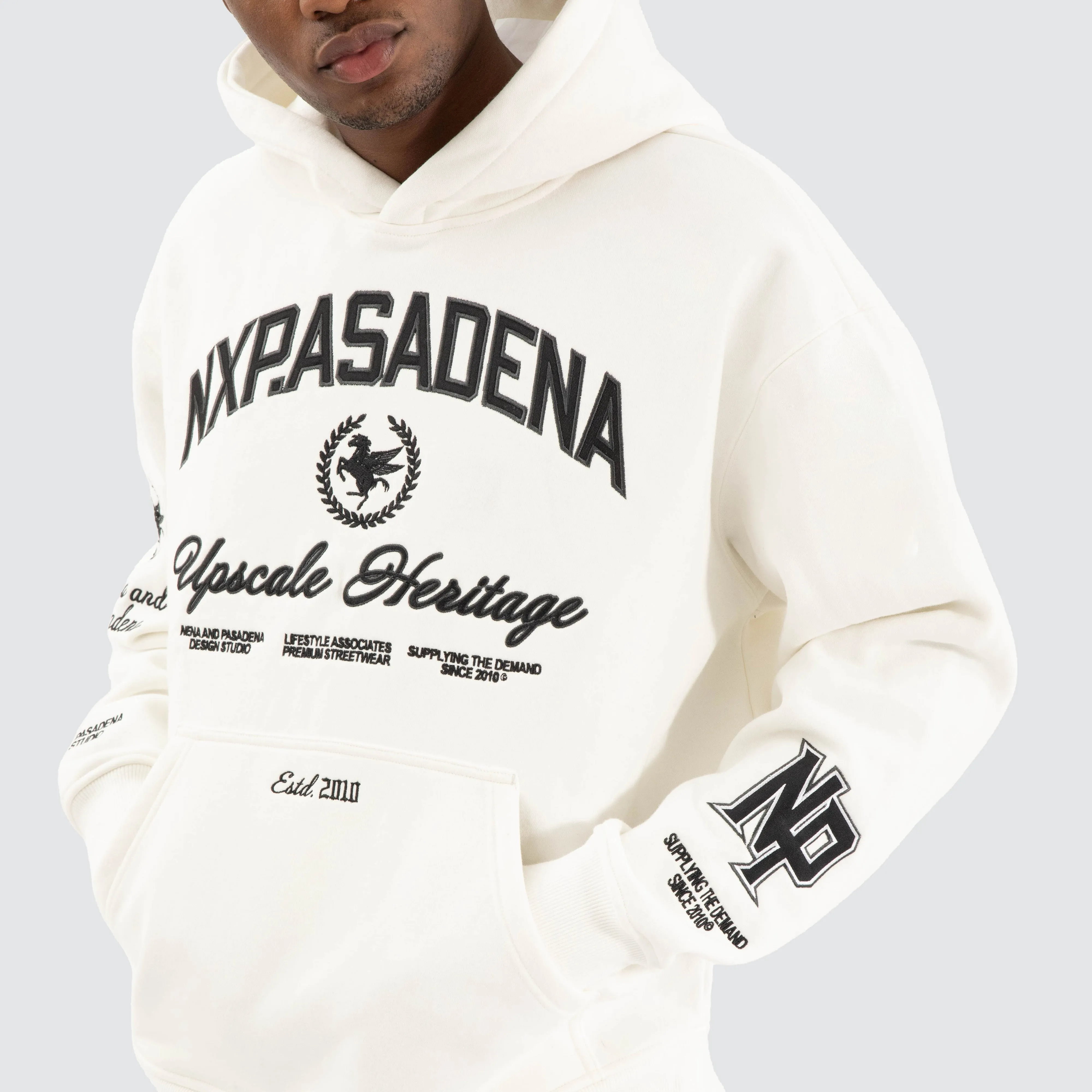 Thrill Relaxed Hoodie Natural White sold by Nena and Pasadena product image thumbnail 5