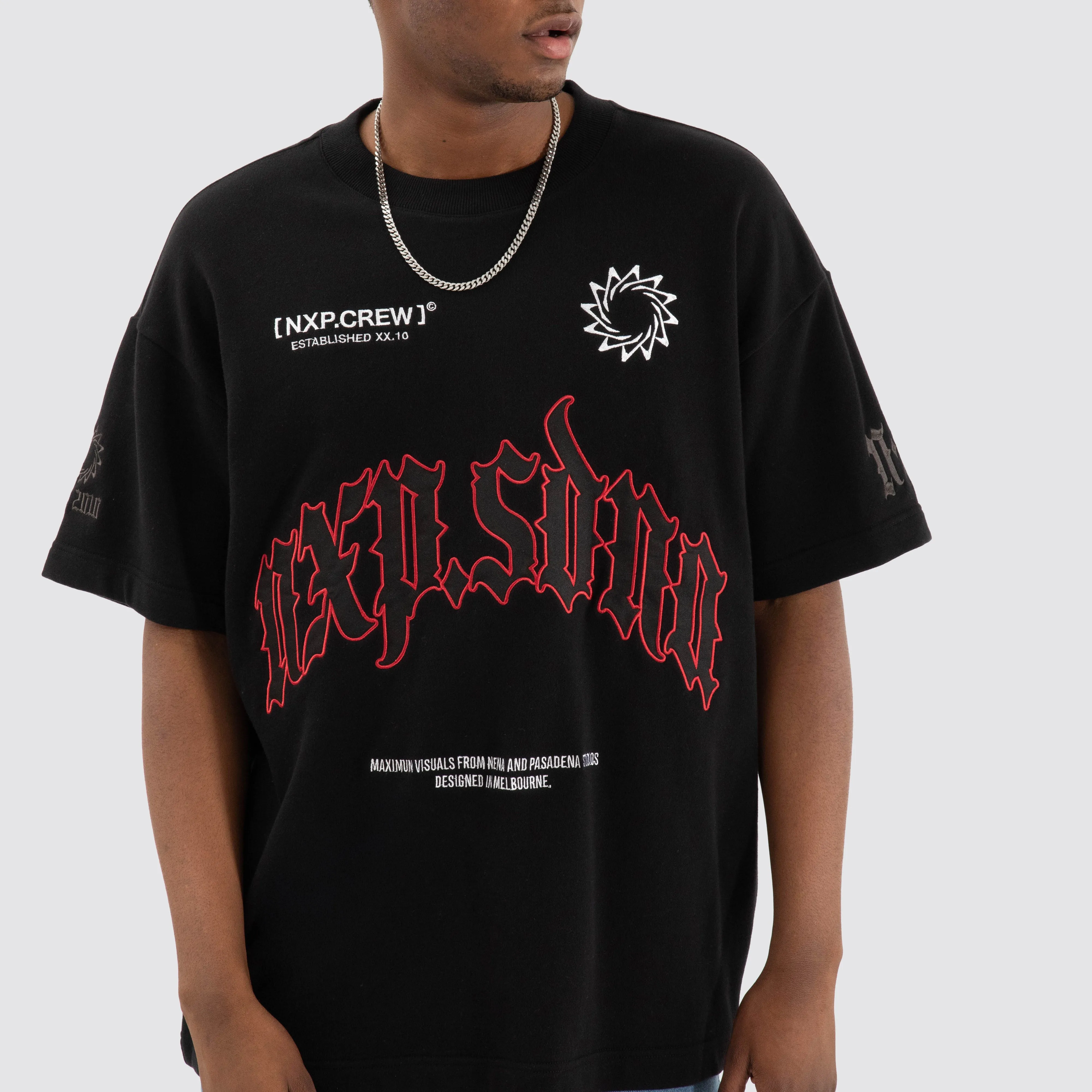 Rumble Loopback Raptor Tee Jet black sold by Nena and Pasadena product image thumbnail 5