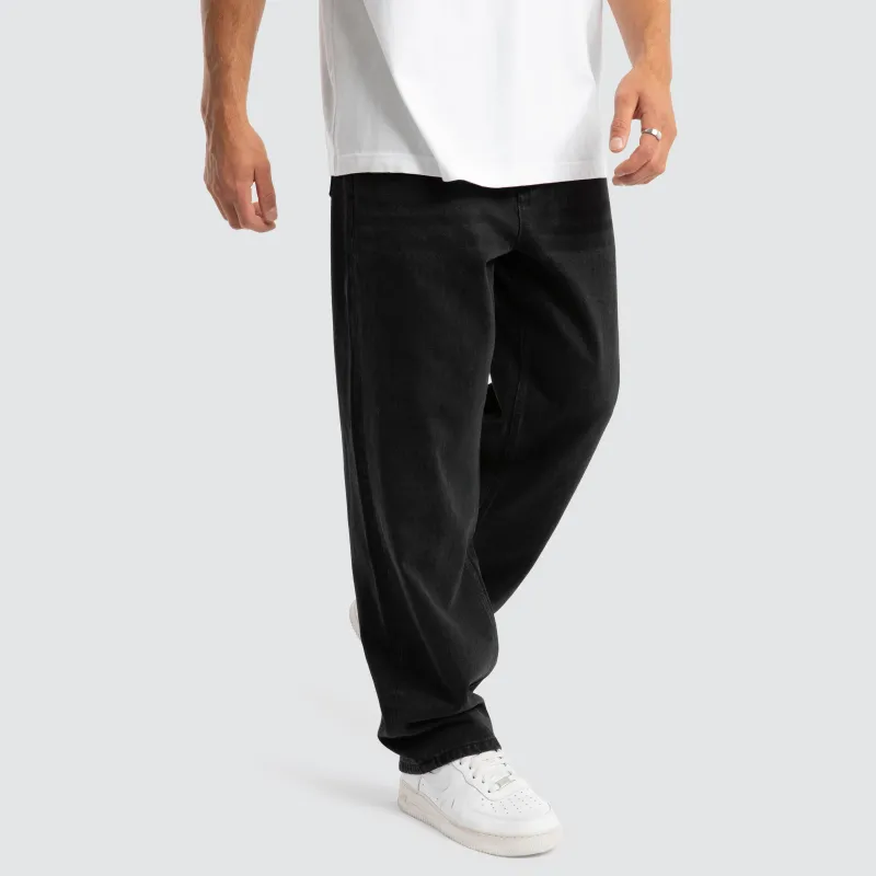 Drive Athletic Baggy Jean Black sold by Nena and Pasadena