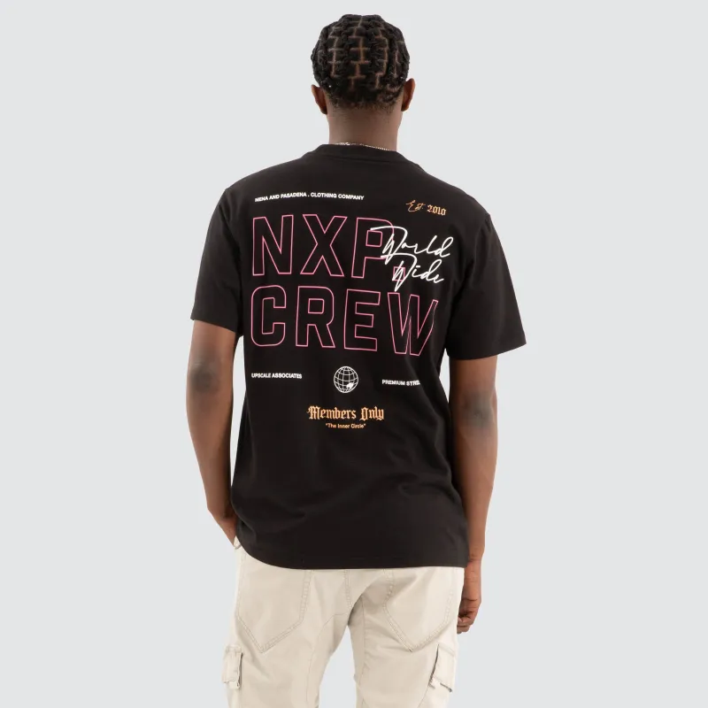 Alpha Classic Tee Jet Black sold by Nena and Pasadena