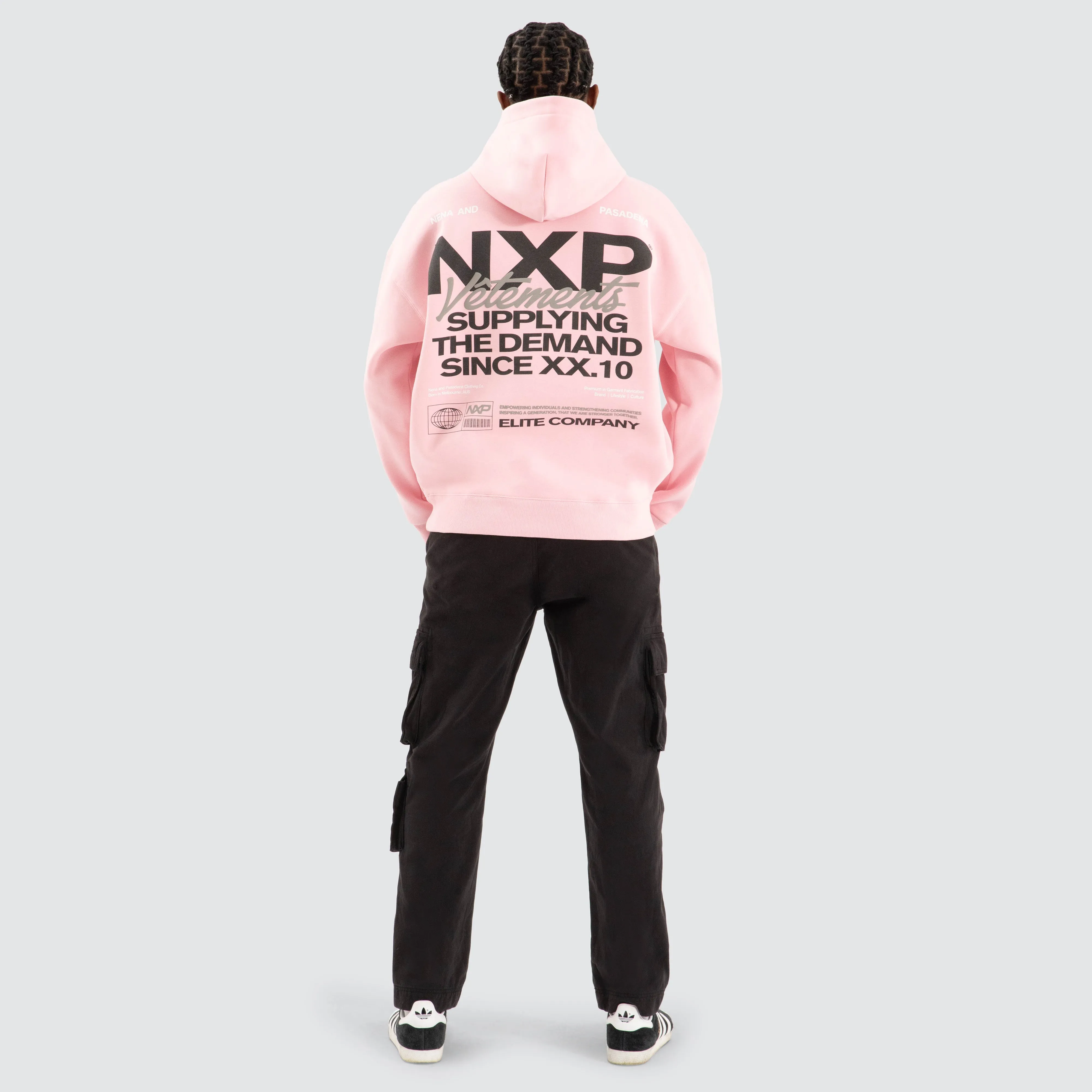 Demand Box Fit Hoodie Orchid Pink sold by Nena and Pasadena product image thumbnail 4
