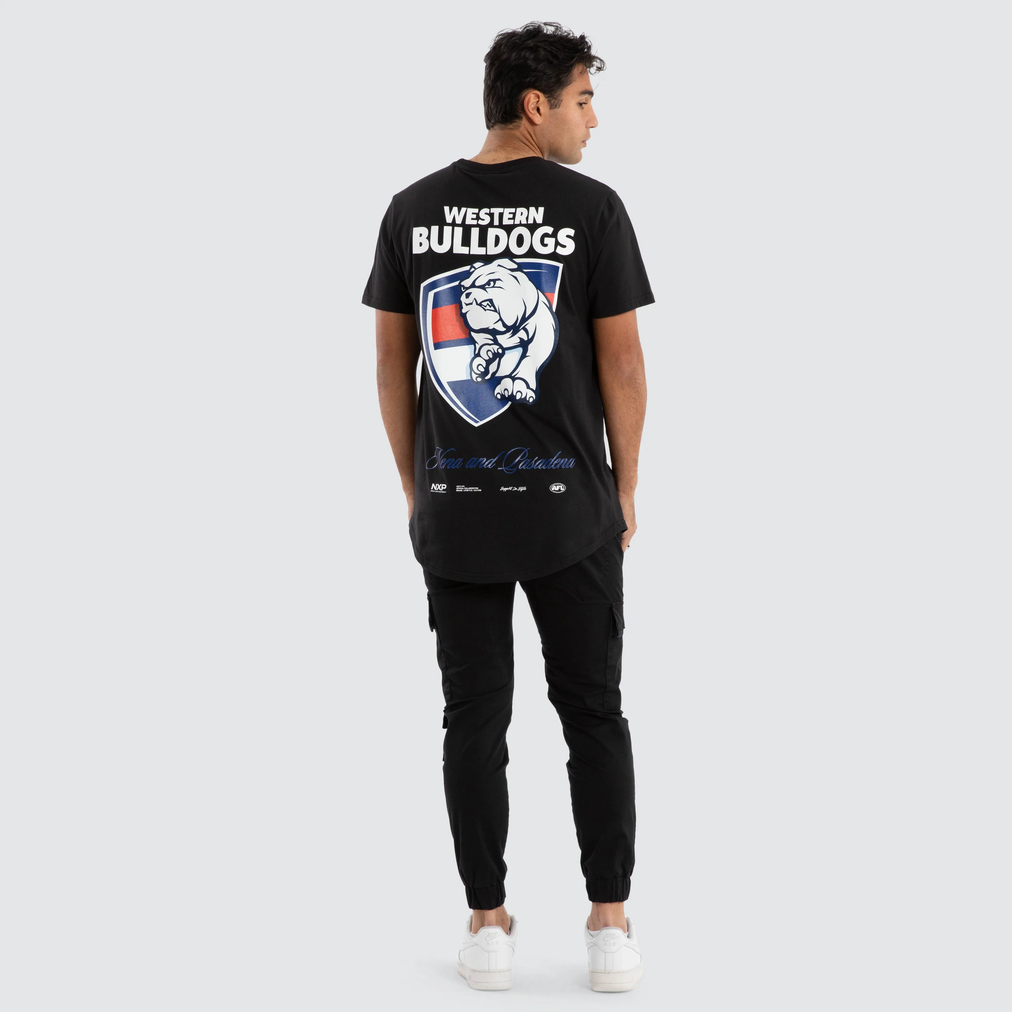 Western Bulldogs AFL Prime Tee Jet Black sold by Nena and Pasadena product image thumbnail 5