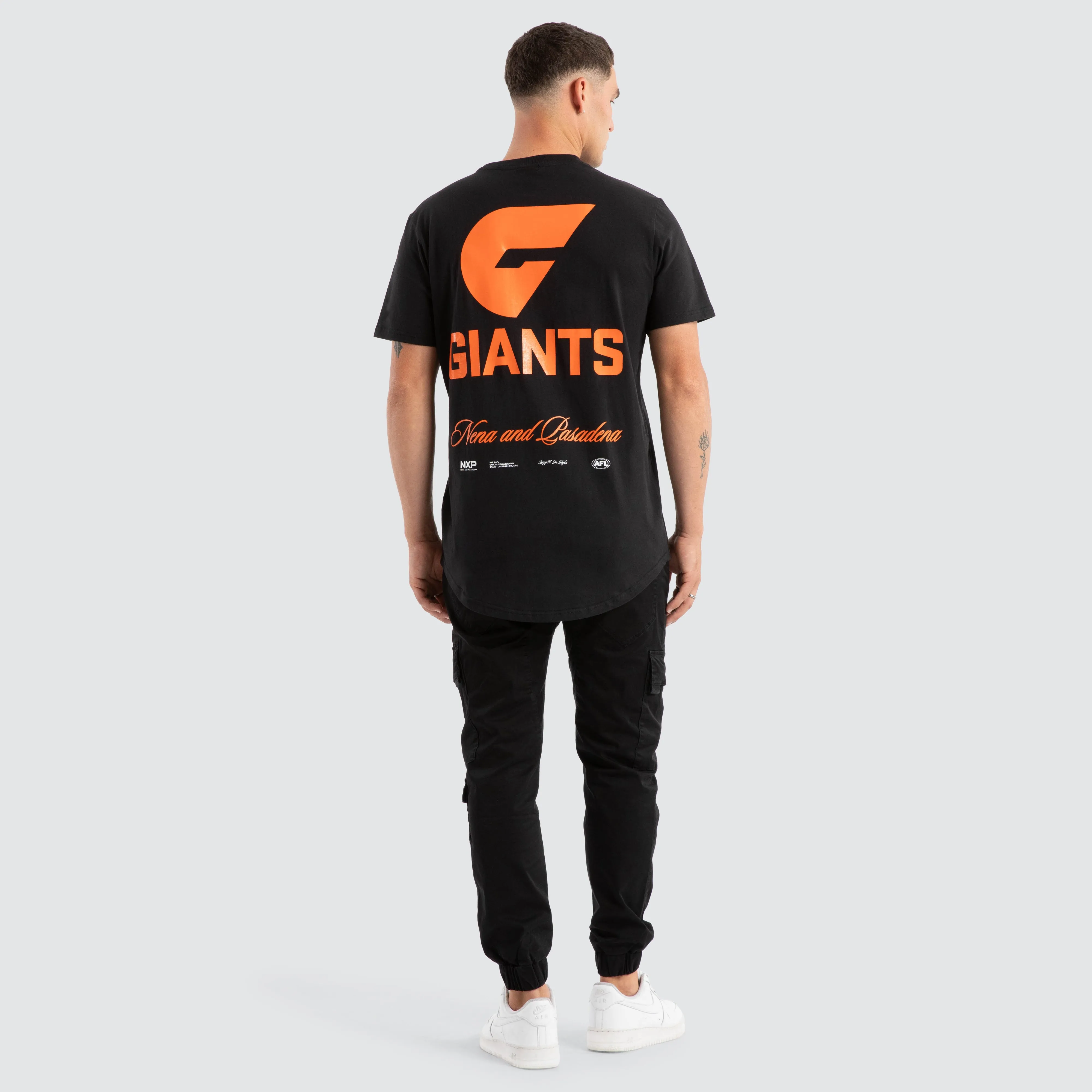 GWS Giants AFL Prime Tee Jet Black sold by Nena and Pasadena product image thumbnail 5