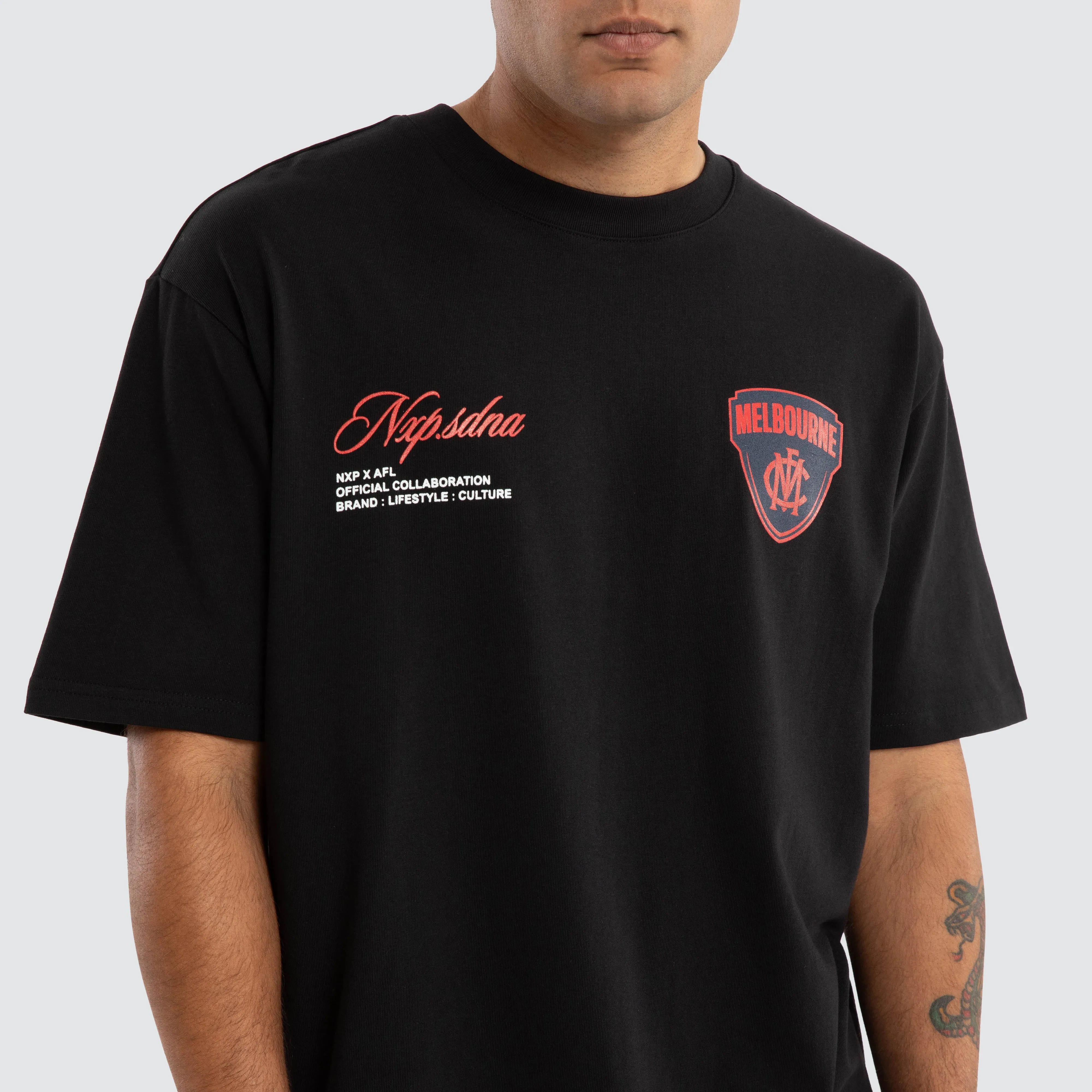 Melbourne Demons AFL Season Tee Jet Black sold by Nena and Pasadena product image thumbnail 3