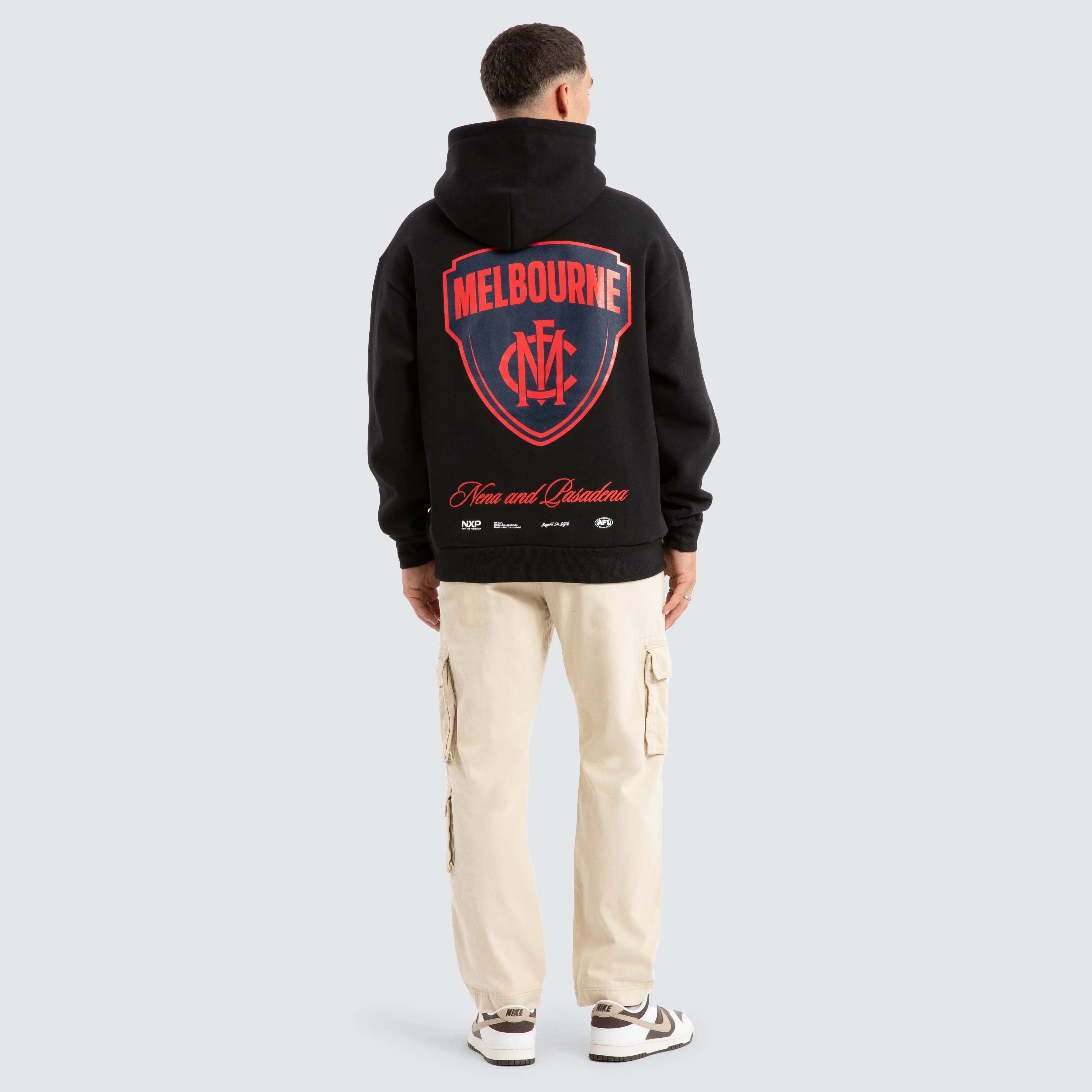 Melbourne Demons AFL Season Hoodie Jet Black sold by Nena and Pasadena product image thumbnail 5