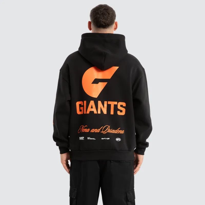GWS Giants AFL Season Hoodie Jet Black sold by Nena and Pasadena