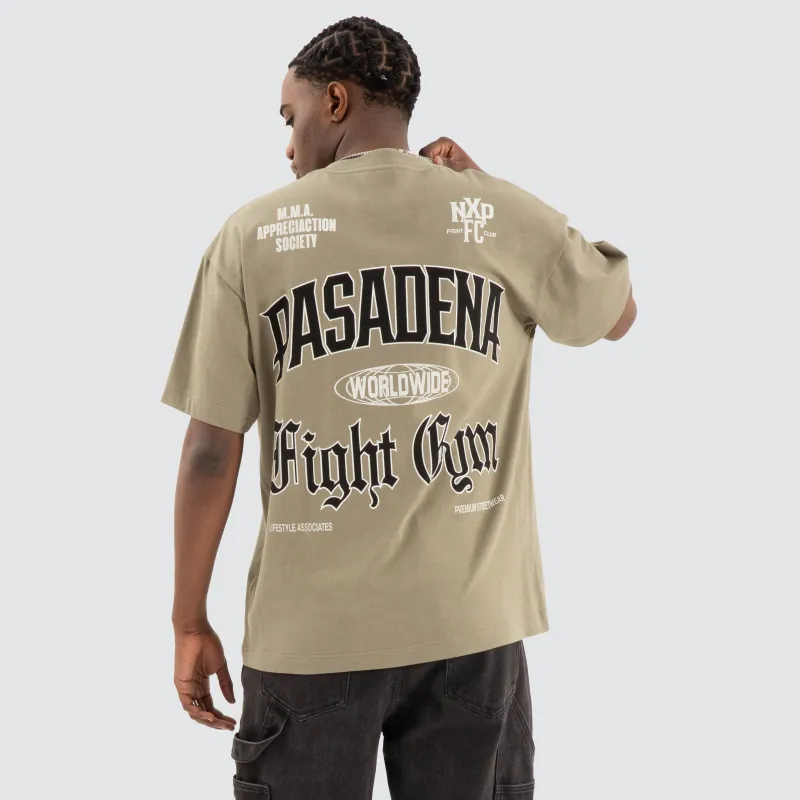 Rattle Raptor Tee Khaki Green sold by Nena and Pasadena