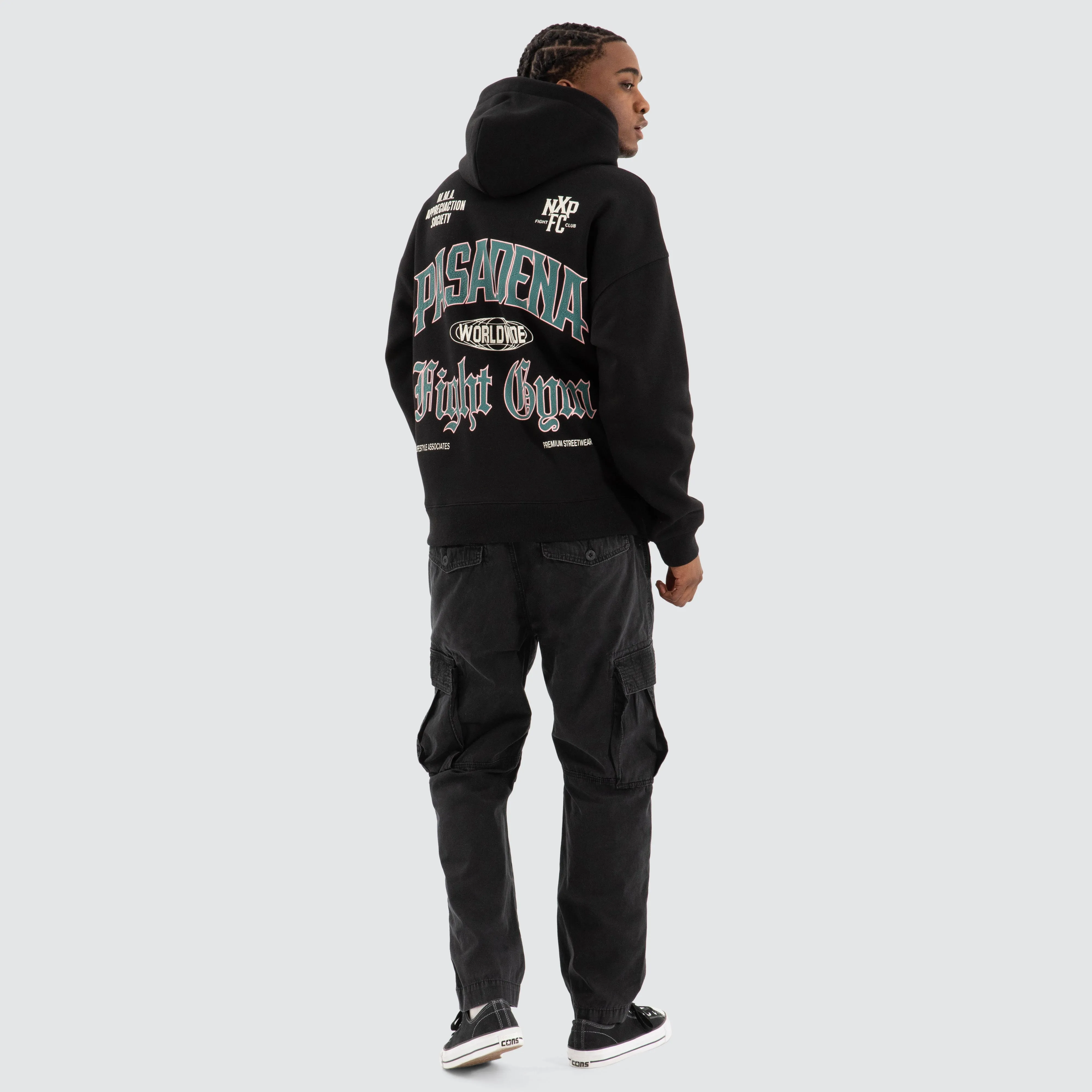 Battle Box Fit Hoodie Jet black sold by Nena and Pasadena product image thumbnail 4