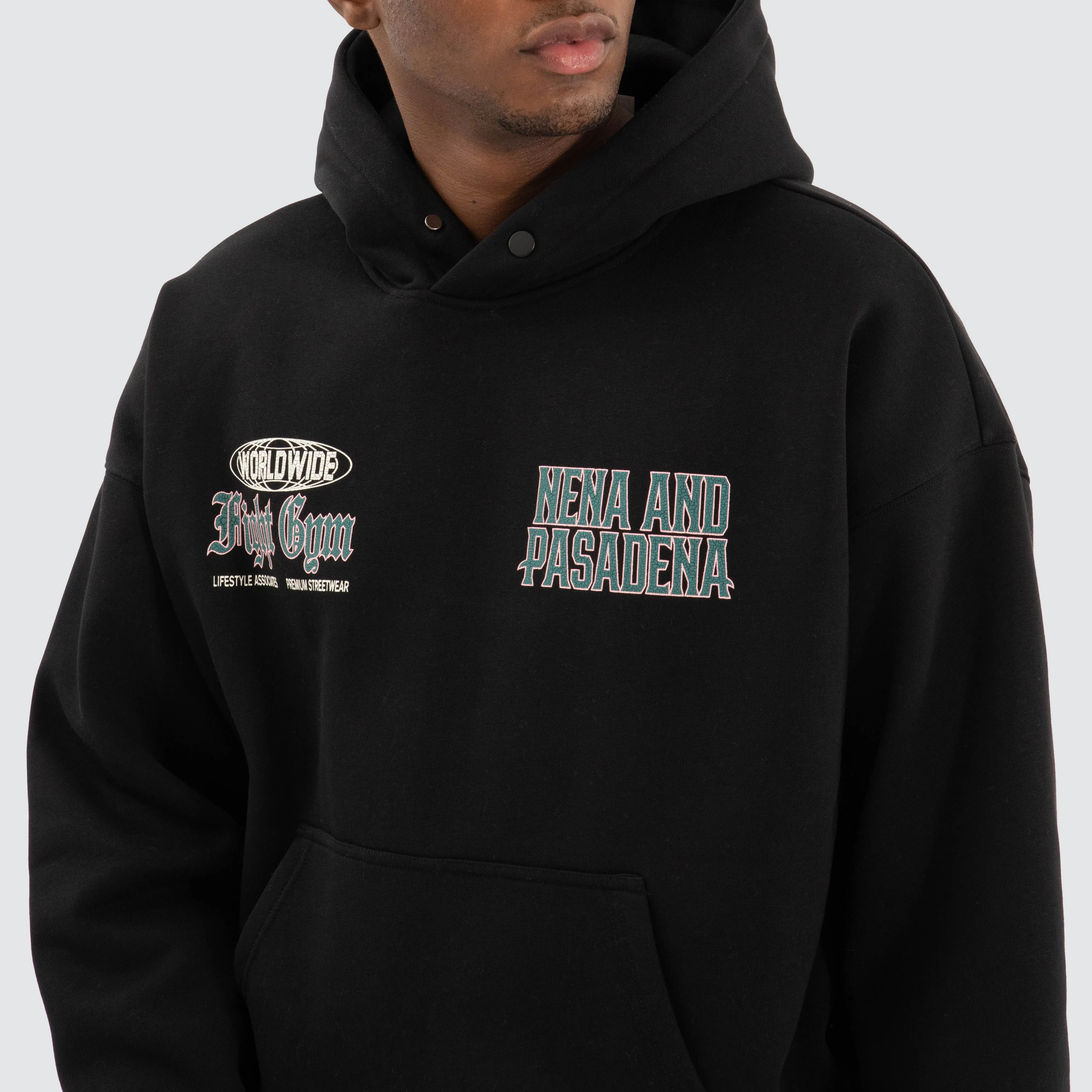 Battle Box Fit Hoodie Jet black sold by Nena and Pasadena product image thumbnail 5