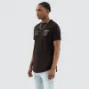 Mighty Dual Curved Tee Jet Black sold by Nena and Pasadena