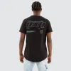 Mighty Dual Curved Tee Jet Black sold by Nena and Pasadena