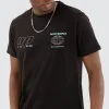 Mighty Dual Curved Tee Jet Black sold by Nena and Pasadena