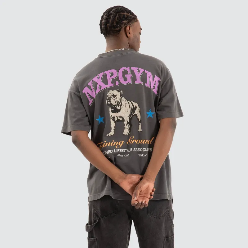 Parole Raptor Tee Pigment Asphalt Grey sold by Nena and Pasadena