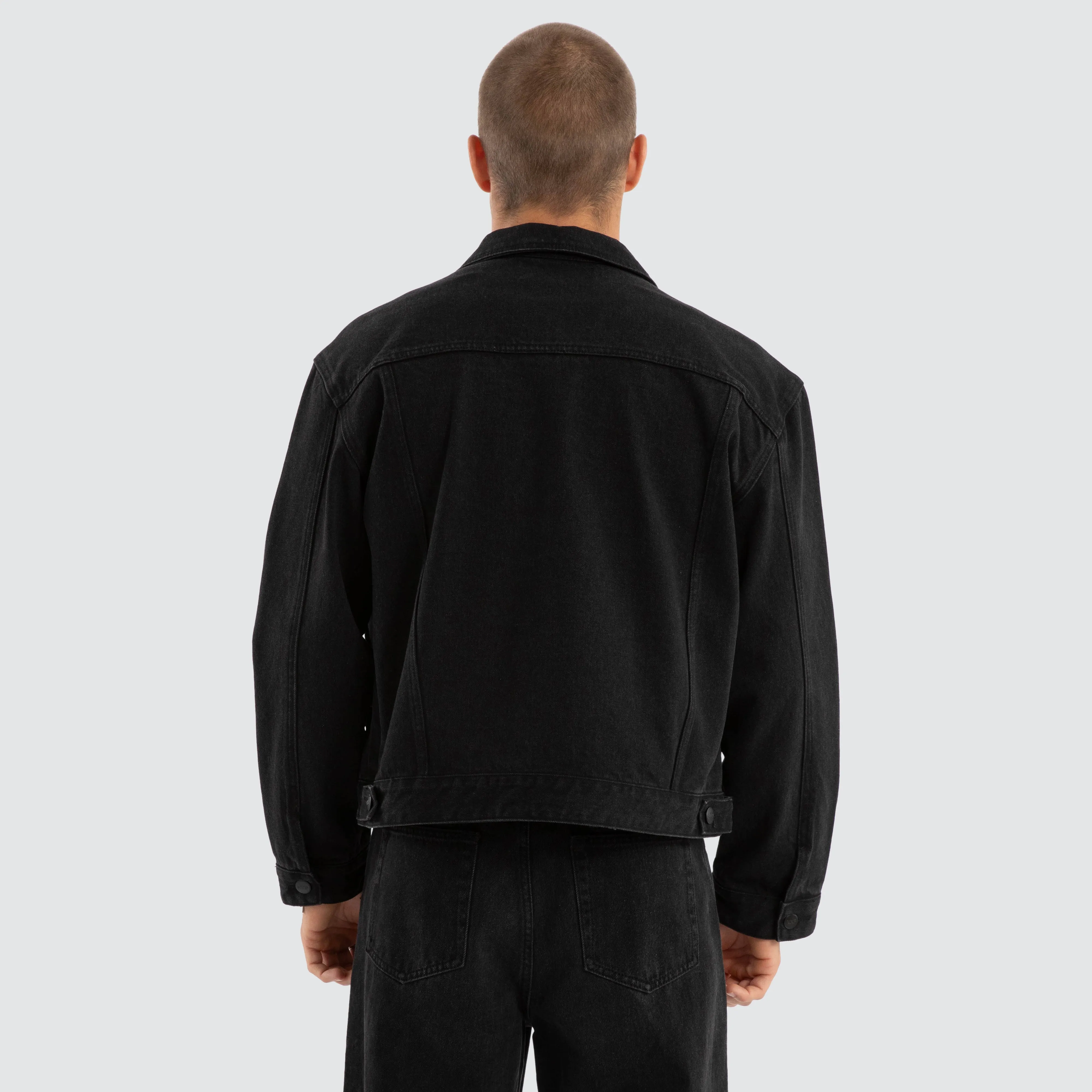 Divide Denim Jacket Jet black sold by Nena and Pasadena product image thumbnail 3