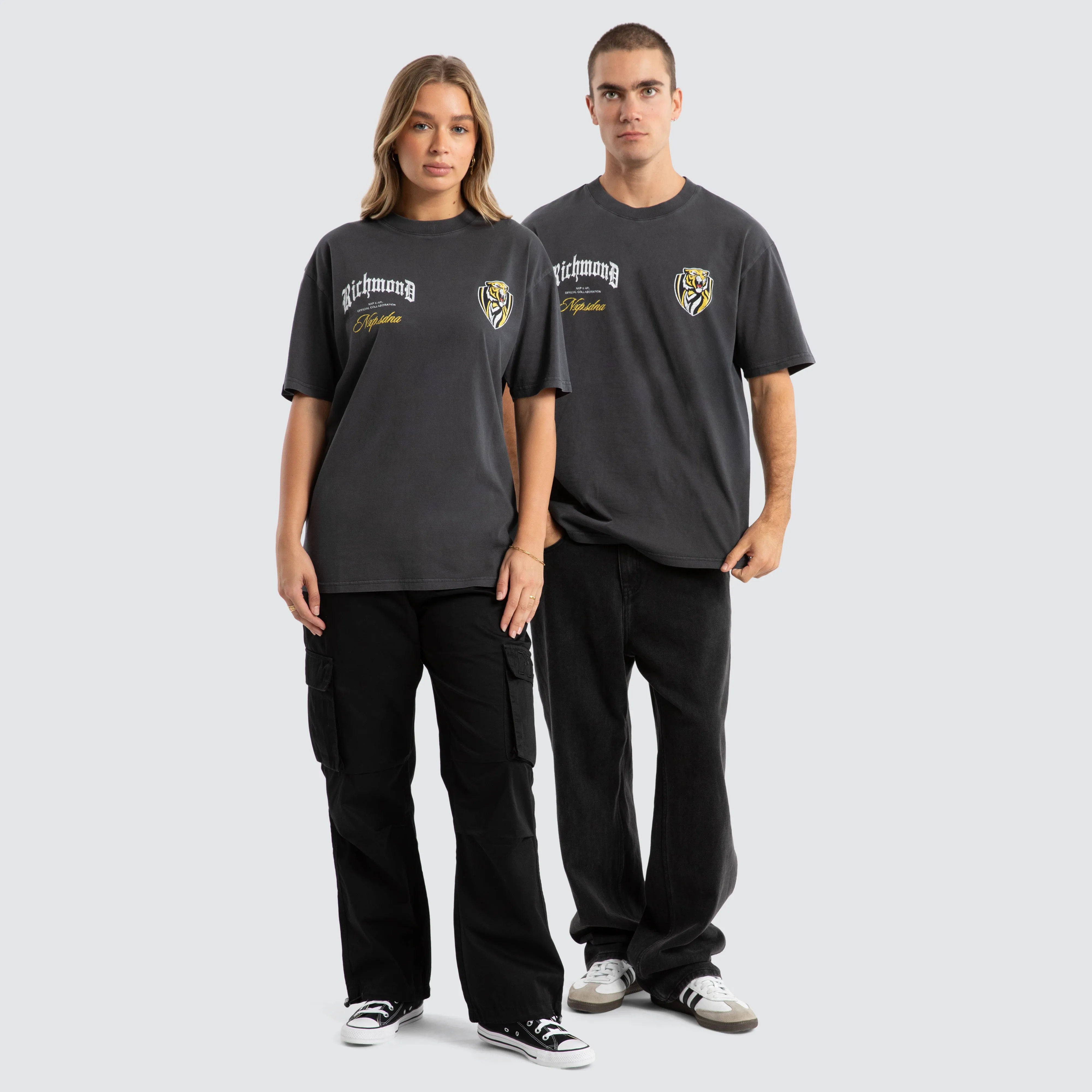 Richmond Tigers AFL Vintage Goth Tee Pigment Asphalt sold by Nena and Pasadena product image thumbnail 2
