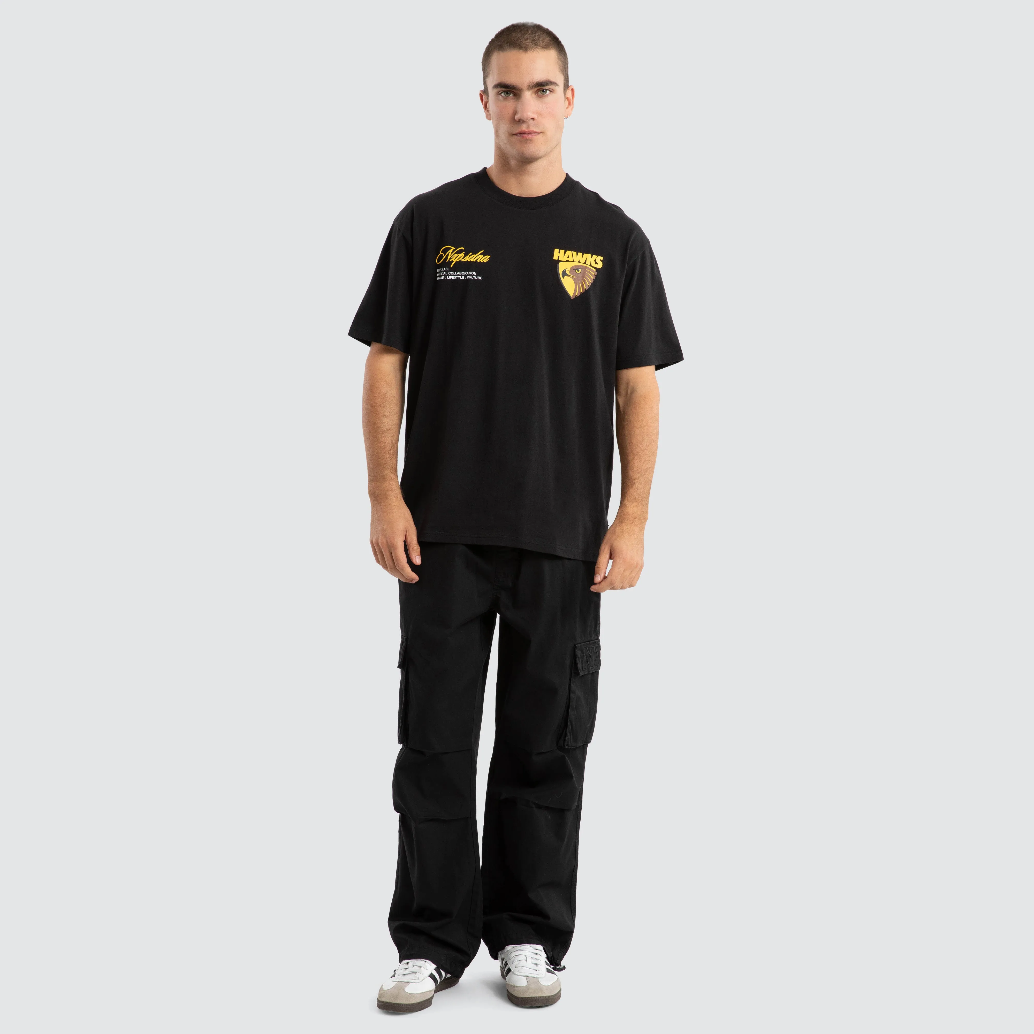 Hawthorn Hawks AFL Season Tee Jet Black sold by Nena and Pasadena product image thumbnail 3