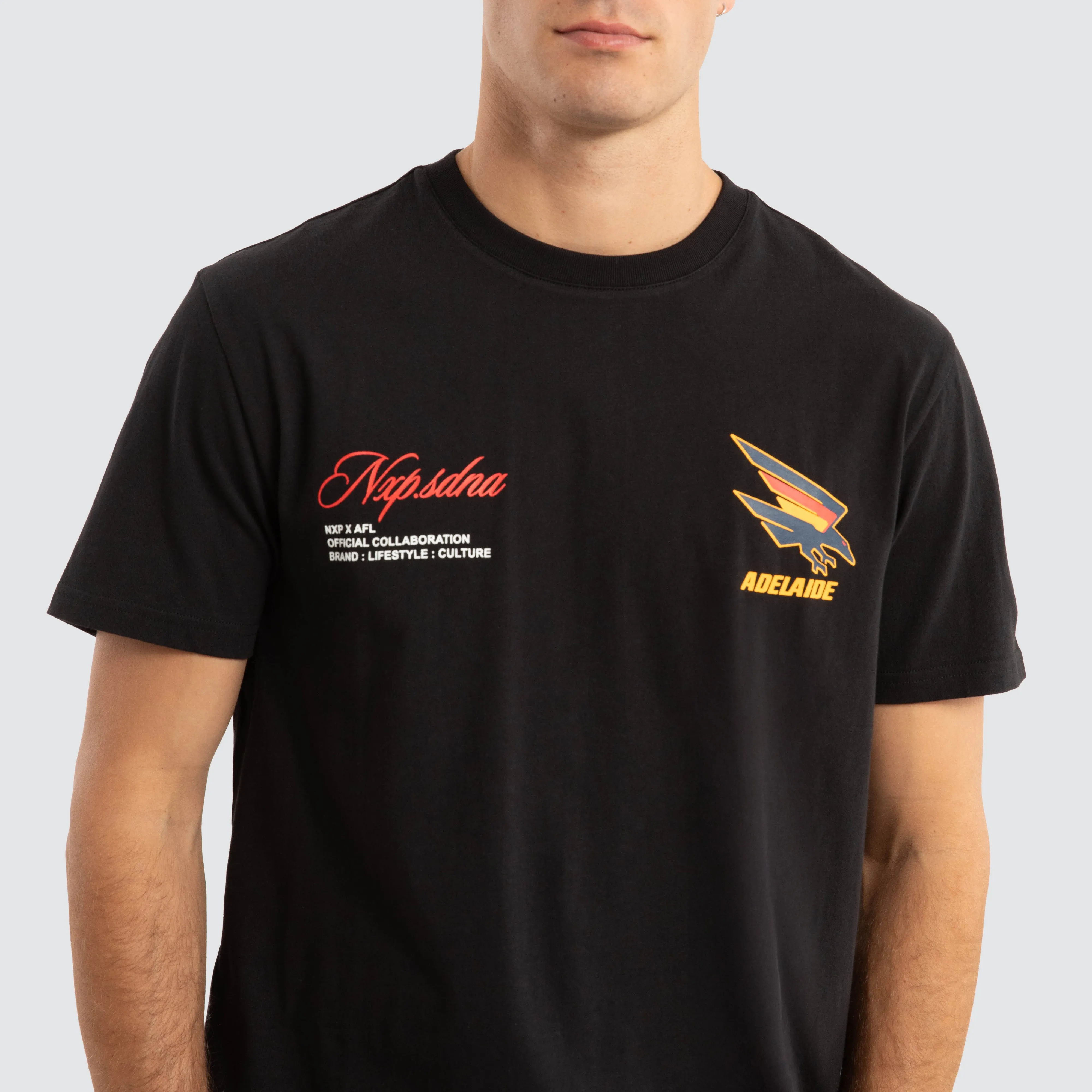 Adelaide Crows AFL Prime Tee Jet Black sold by Nena and Pasadena product image thumbnail 4