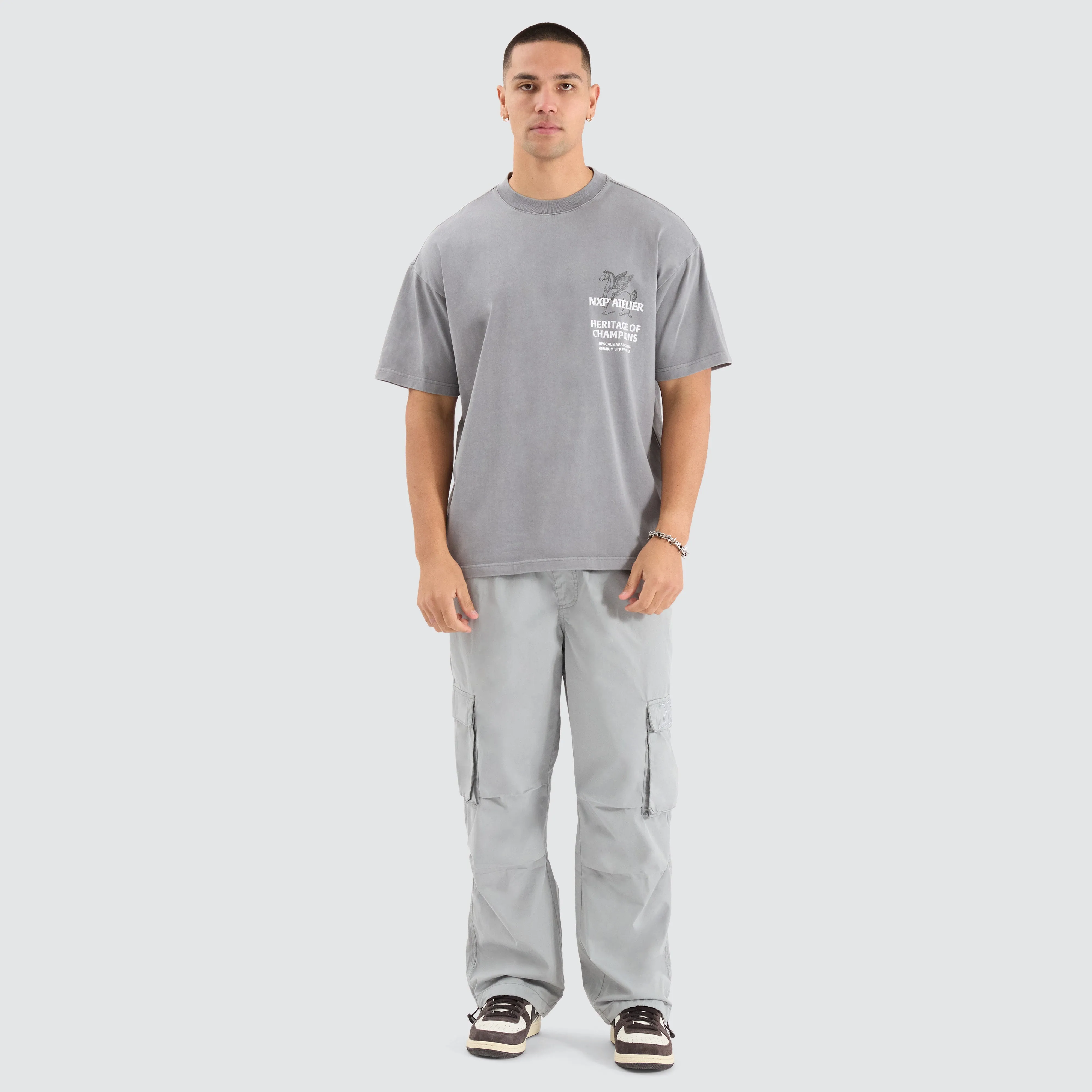 Heritage Raptor Tee Pigment Neutral Grey sold by Nena and Pasadena product image thumbnail 5