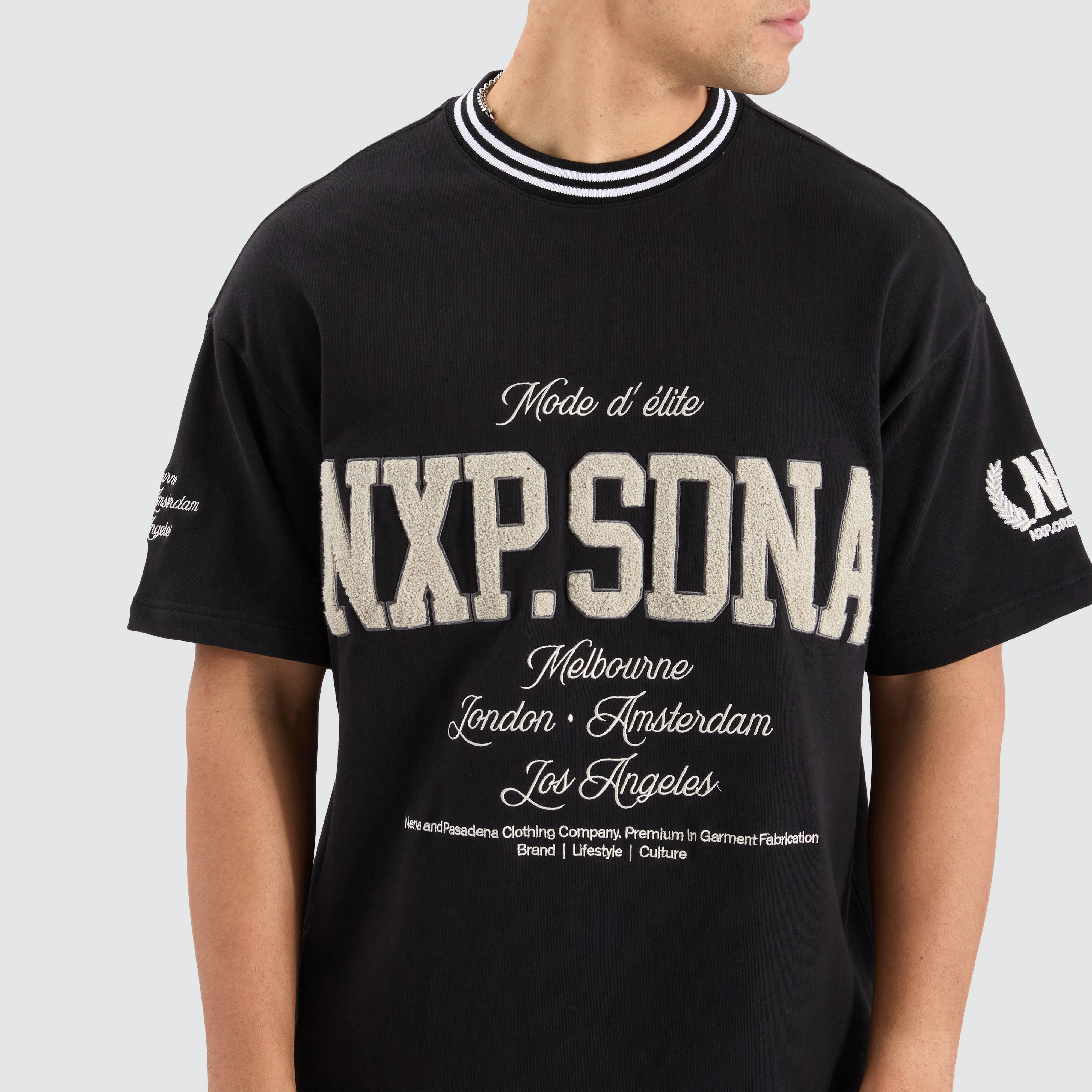 Ante Loopback Raptor Tee Jet Black sold by Nena and Pasadena product image thumbnail 3