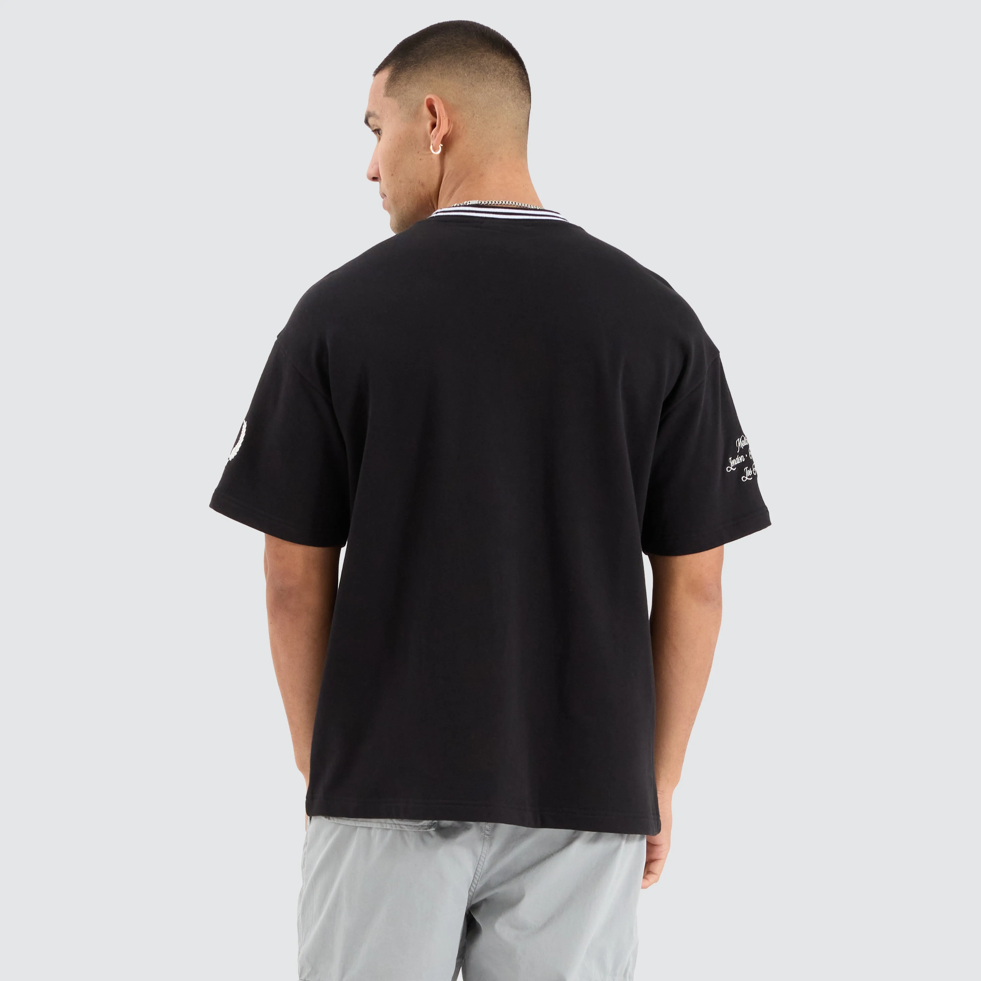 Ante Loopback Raptor Tee Jet Black sold by Nena and Pasadena product image thumbnail 4