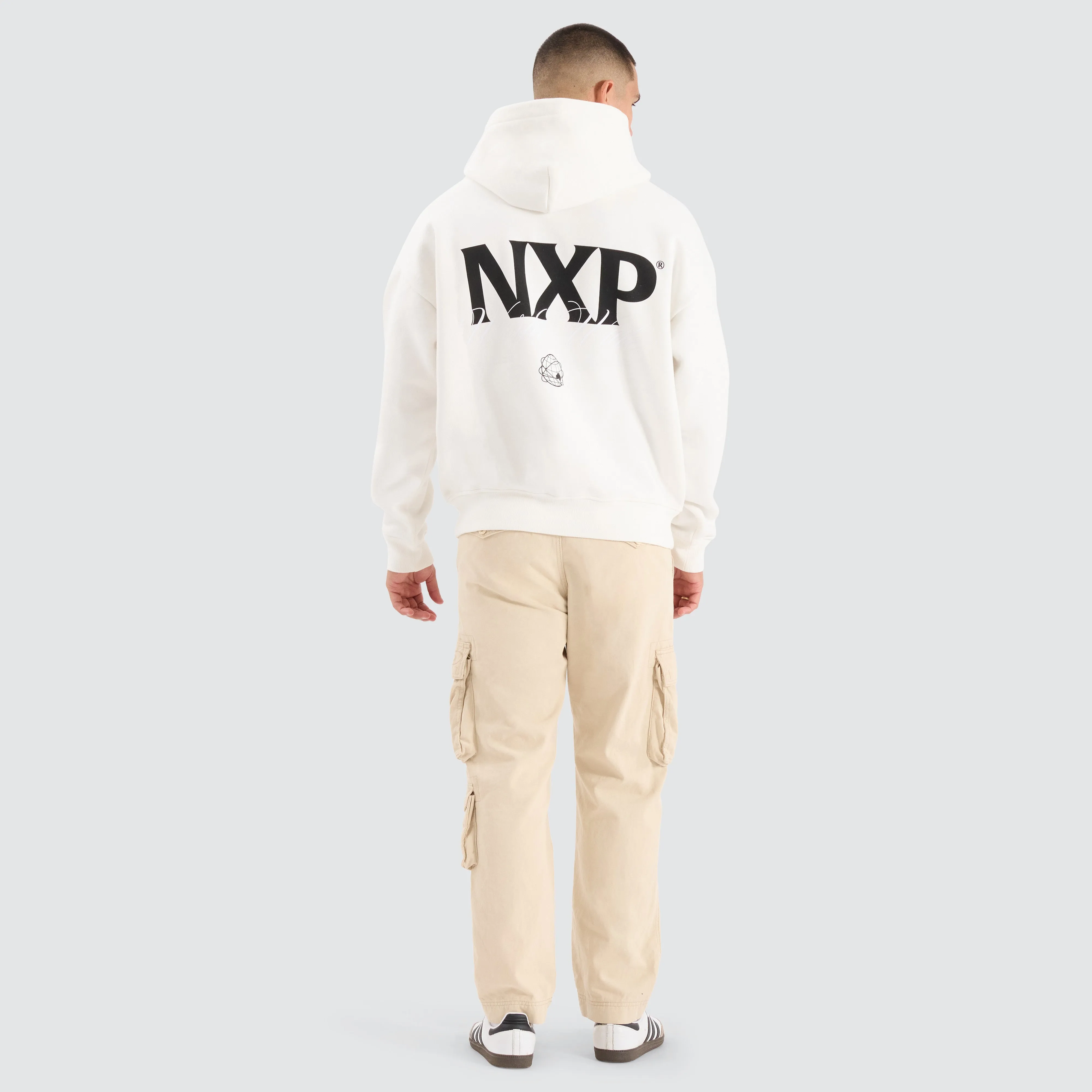 Dexter Box Fit Hoodie Natural White sold by Nena and Pasadena product image thumbnail 5