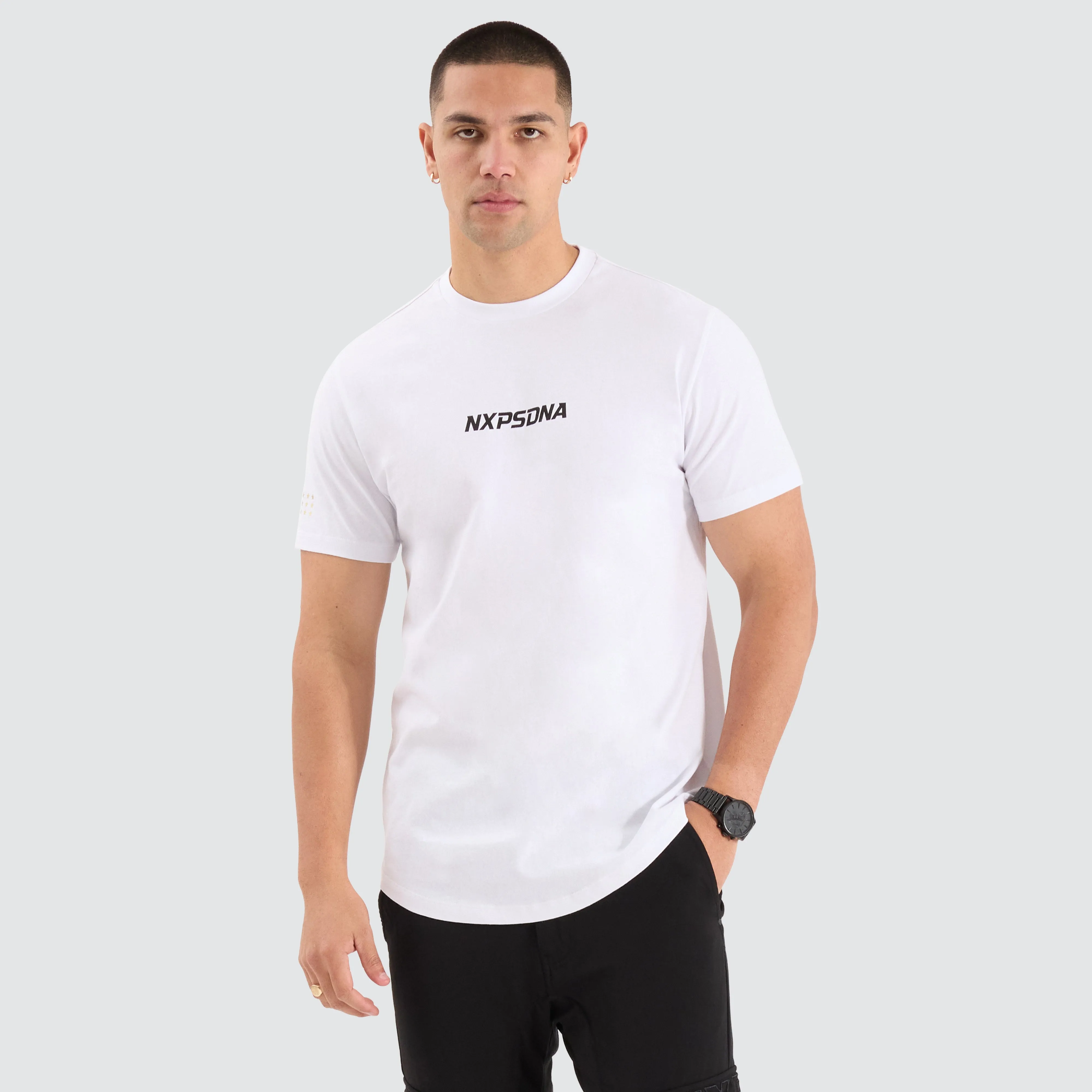 Anlantic Dual Curved Tee Optical White sold by Nena and Pasadena product image thumbnail 2