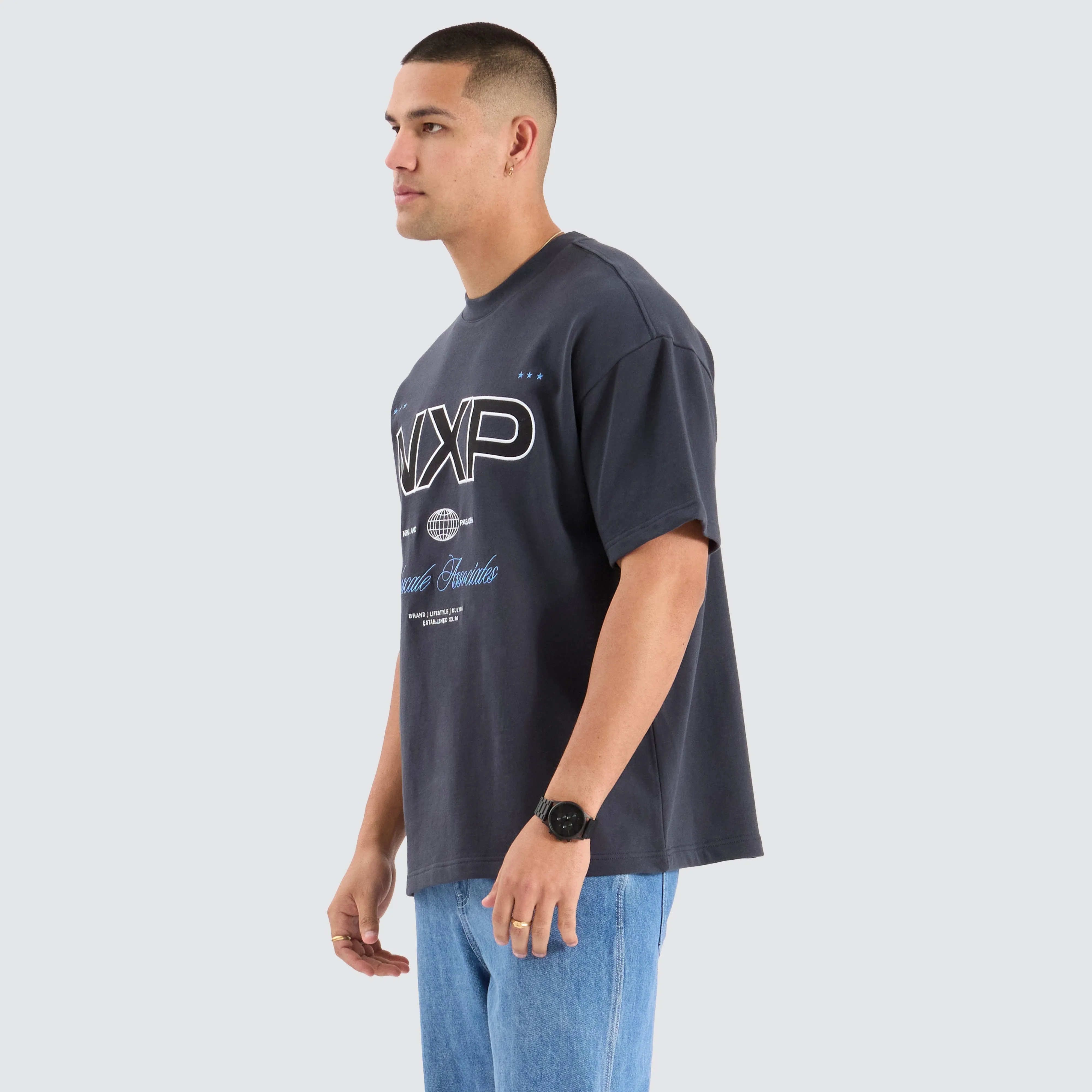 Bronco Loopback Raptor Tee Ebony sold by Nena and Pasadena product image thumbnail 4