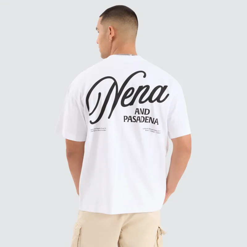 Control Raptor Tee Optical White sold by Nena and Pasadena