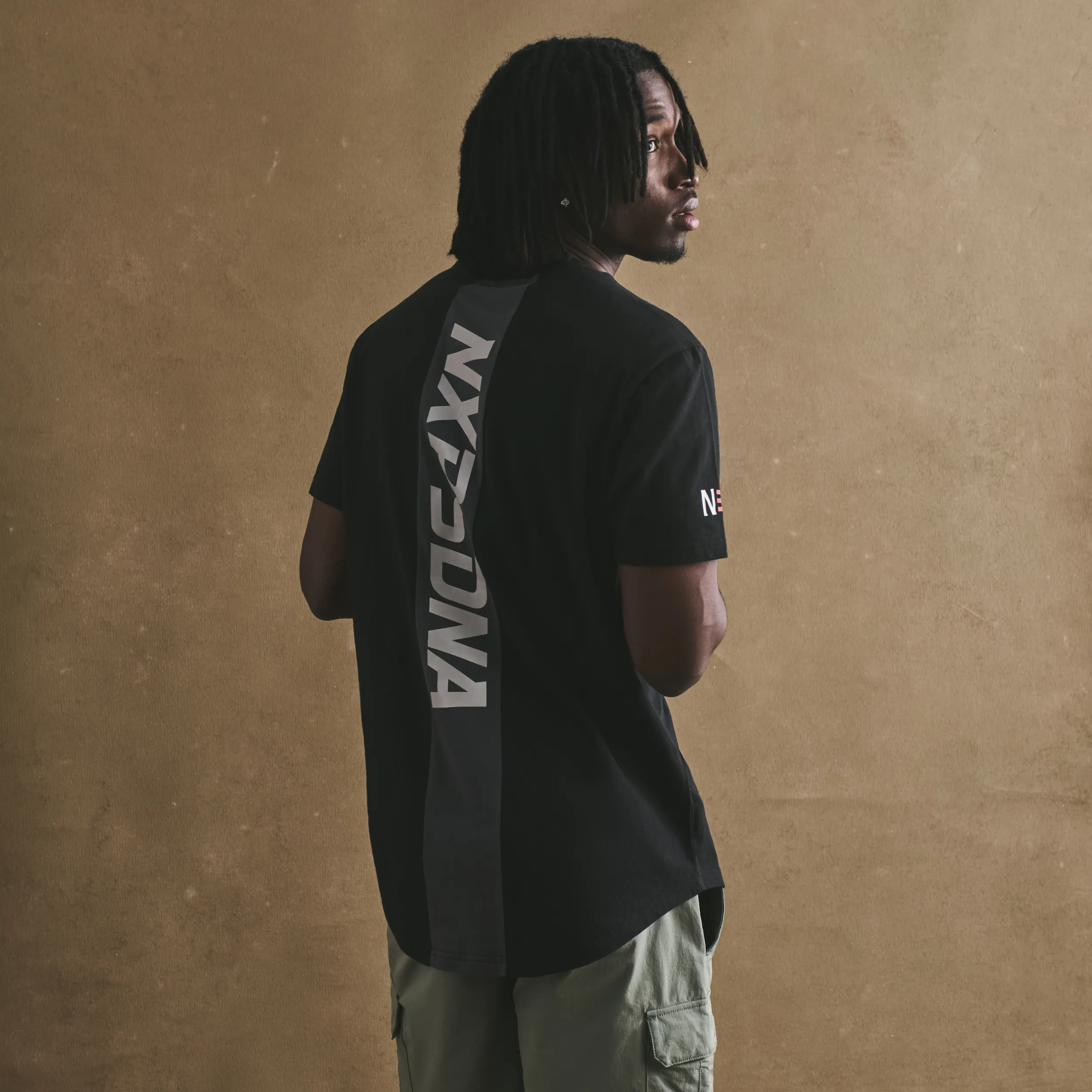 Stetson Dual Curved Tee Black/Asphalt sold by Nena and Pasadena product image thumbnail 2