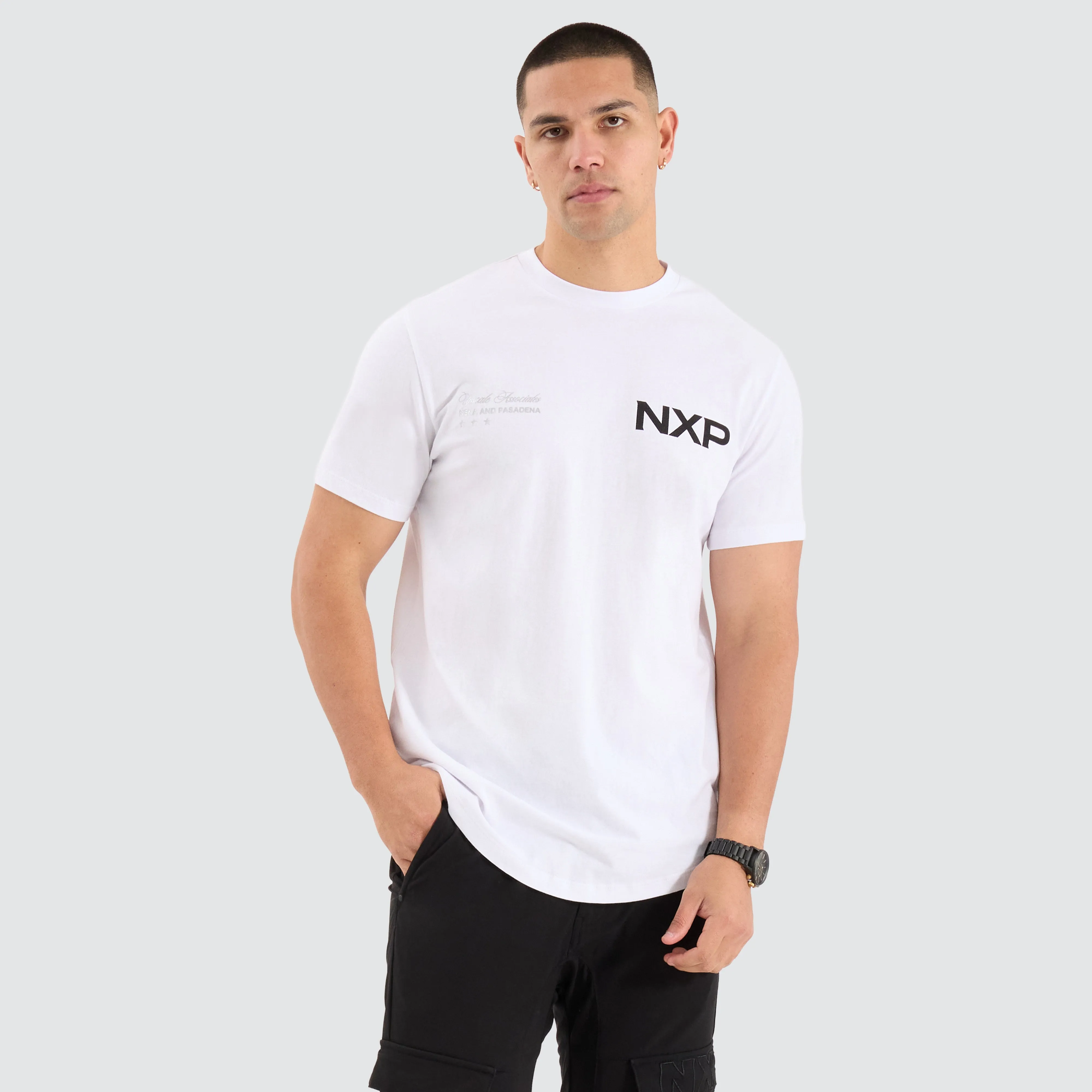 Prancer Dual Curved Tee Optical White sold by Nena and Pasadena product image thumbnail 3