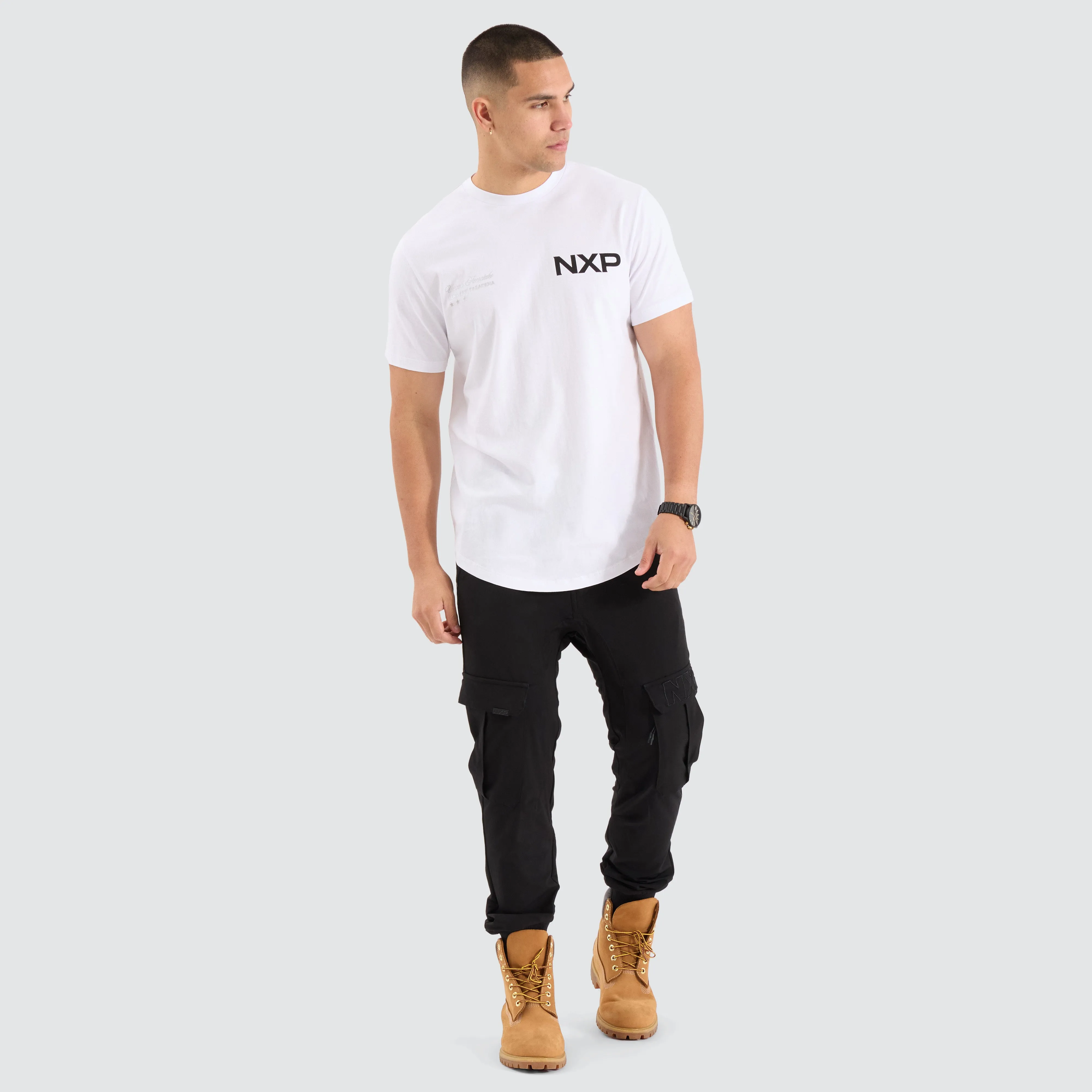 Prancer Dual Curved Tee Optical White sold by Nena and Pasadena product image thumbnail 2