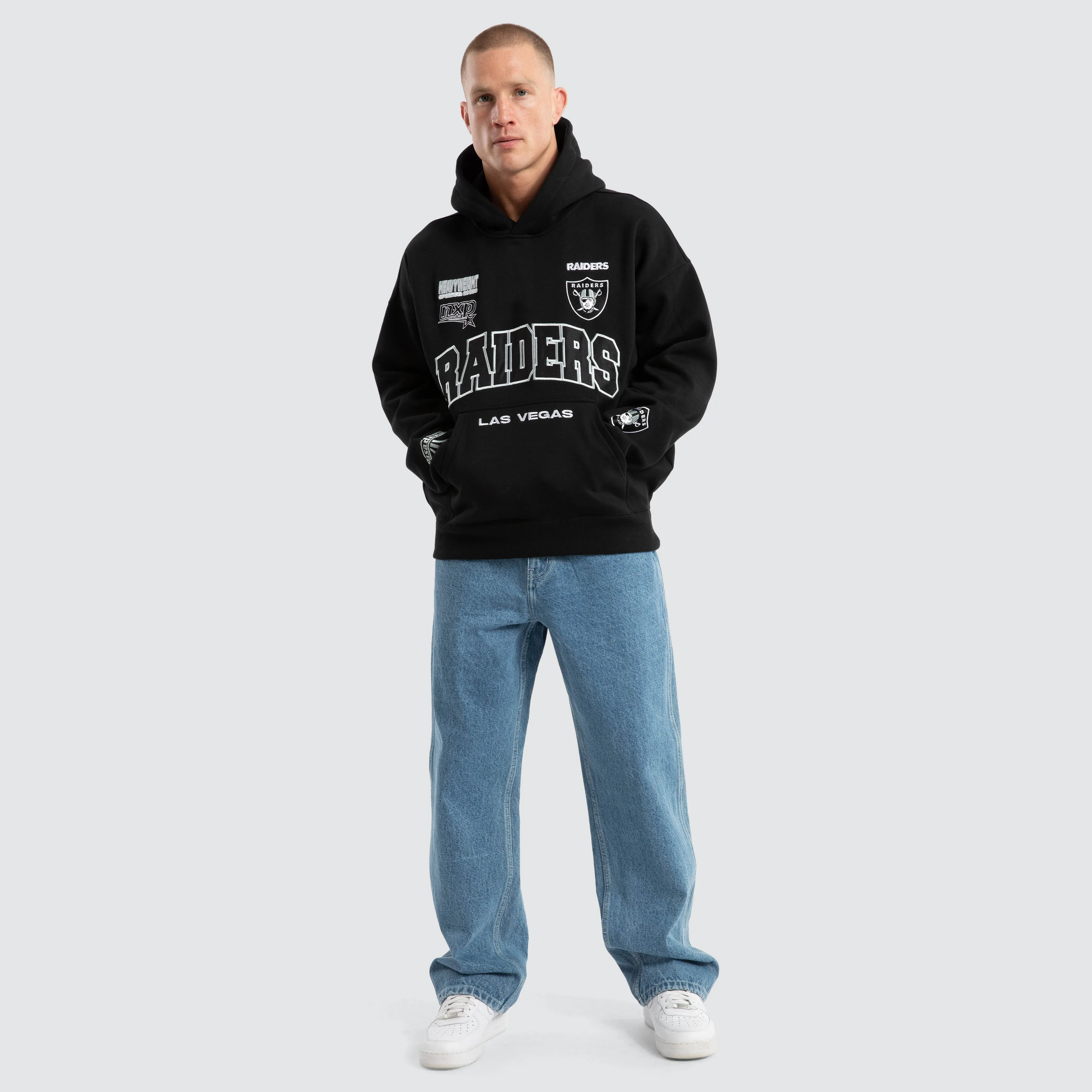 Las Vegas Raiders Stadium Hoodie Jet Black sold by Nena and Pasadena product image thumbnail 2