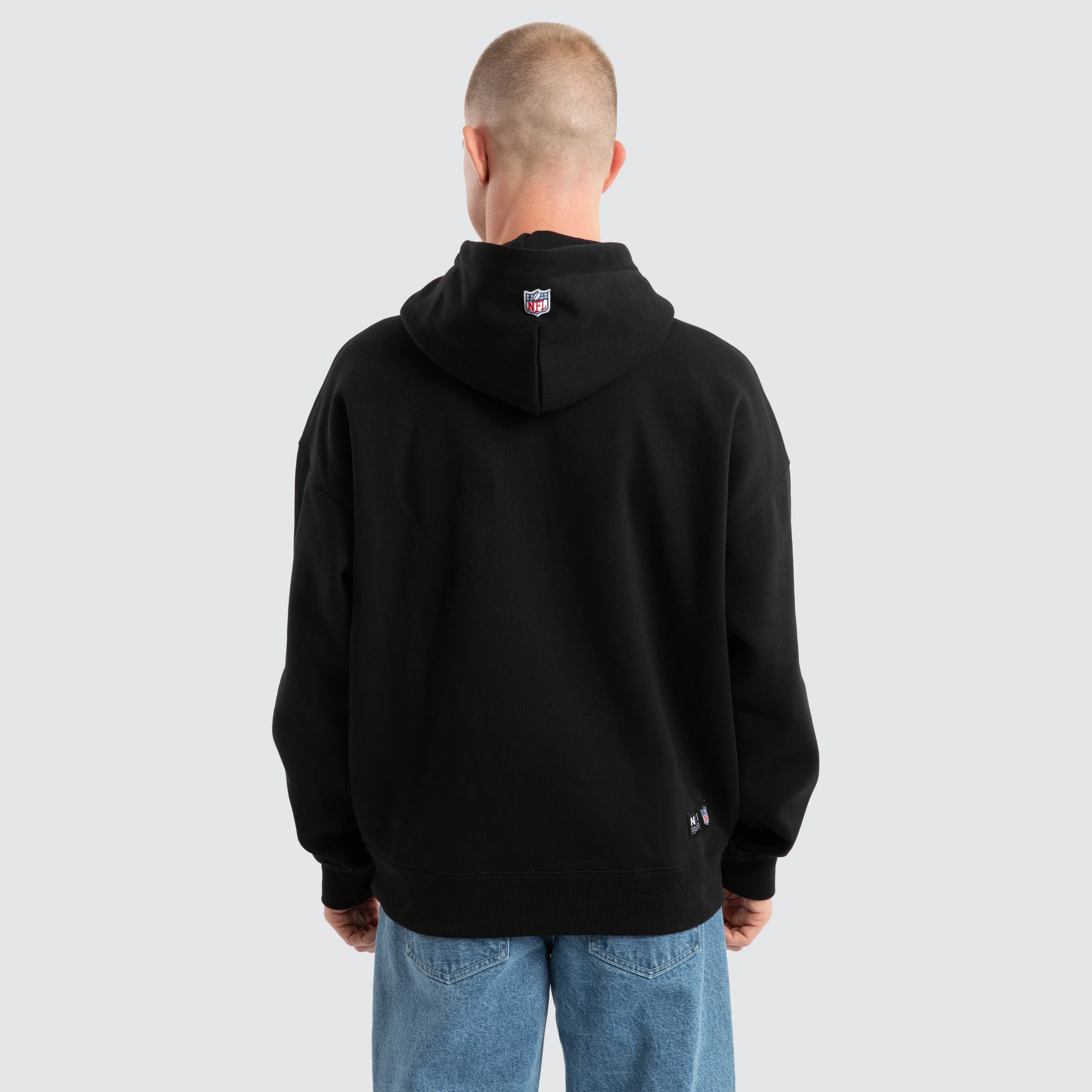 Las Vegas Raiders Stadium Hoodie Jet Black sold by Nena and Pasadena product image thumbnail 3
