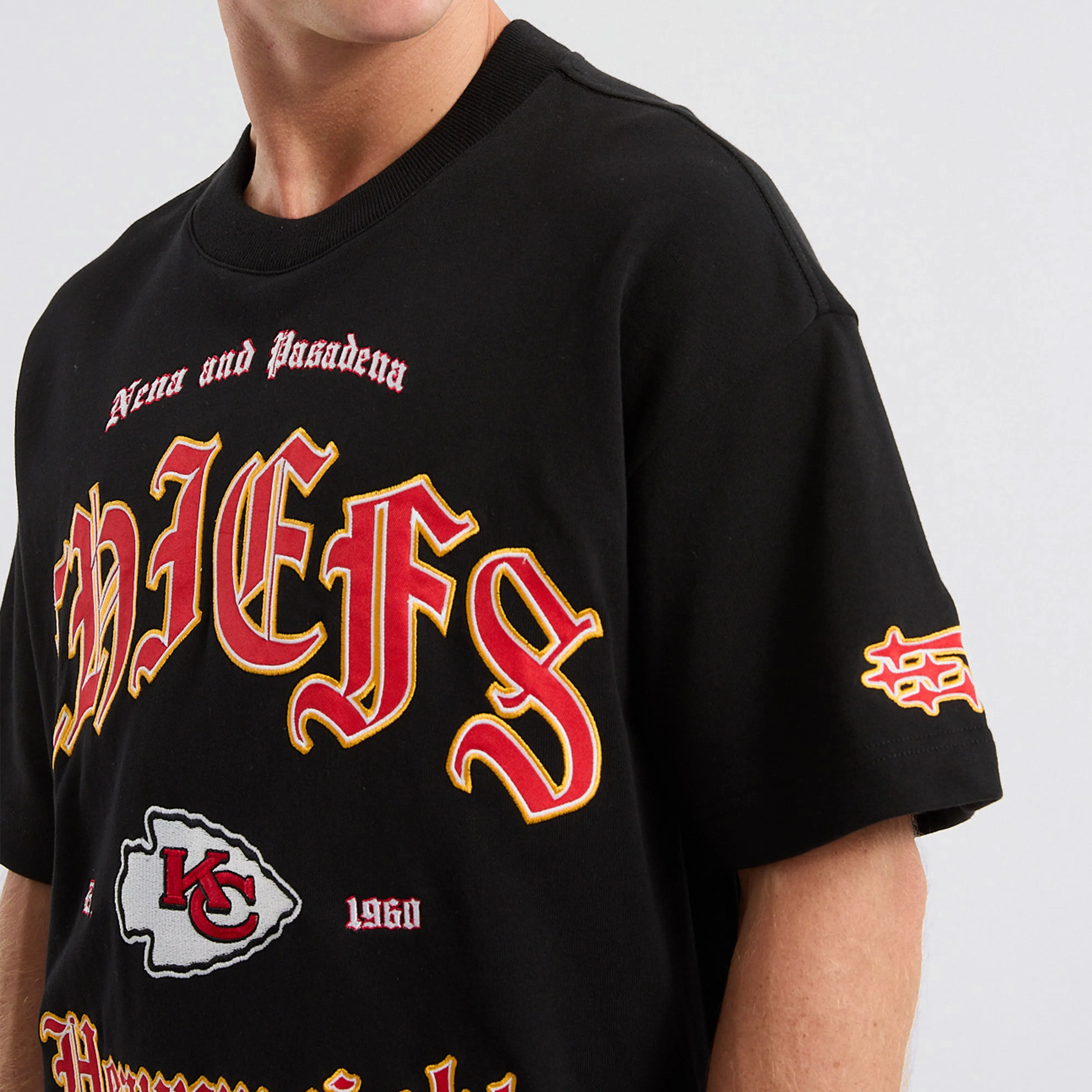 Kansas City Chiefs Coach Loopback Tee Jet Black sold by Nena and Pasadena product image thumbnail 4